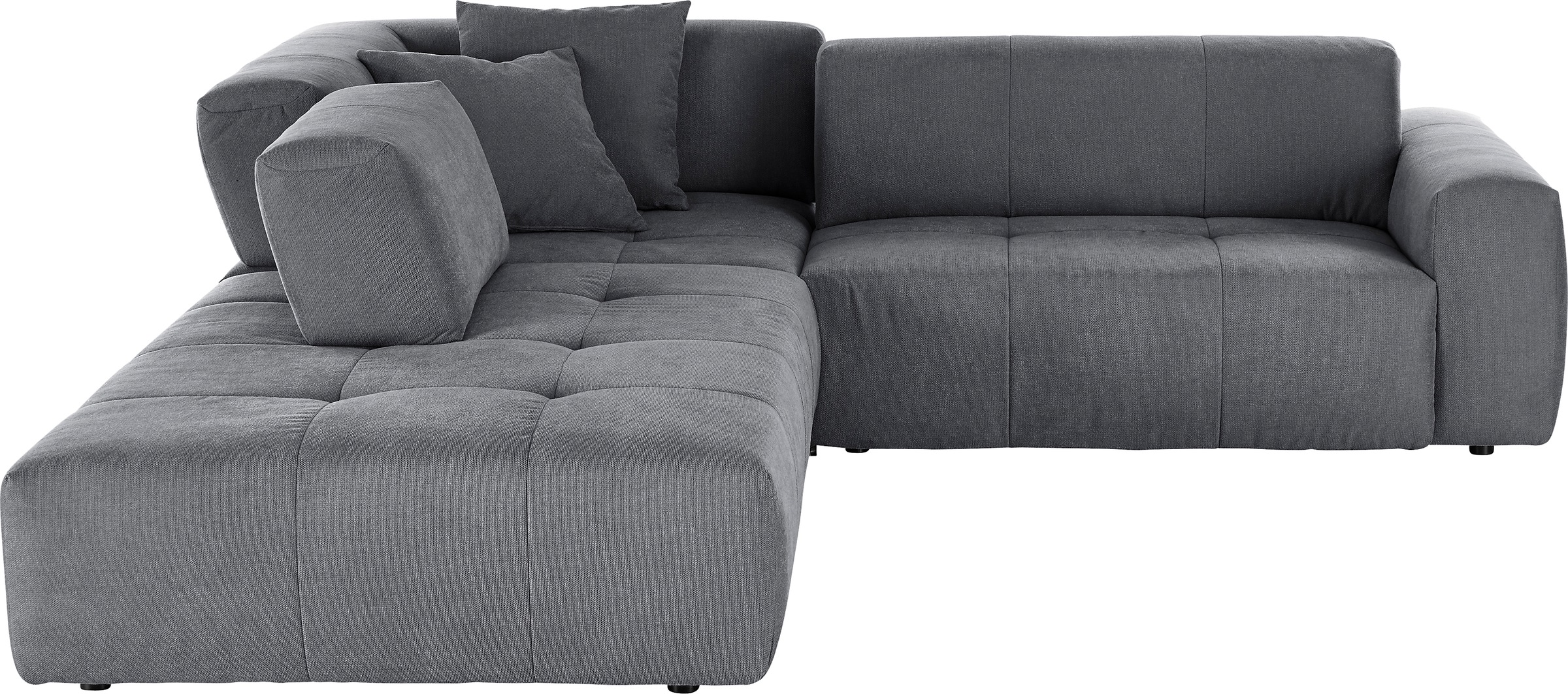 3C Candy Ecksofa »Yoshy Komfortsofa, bequem und modern, hochwertige Verarbeitungsdetails«, Zwei verschiedene Sitztiefen durch verstellbare Rückenlehne, L-Form