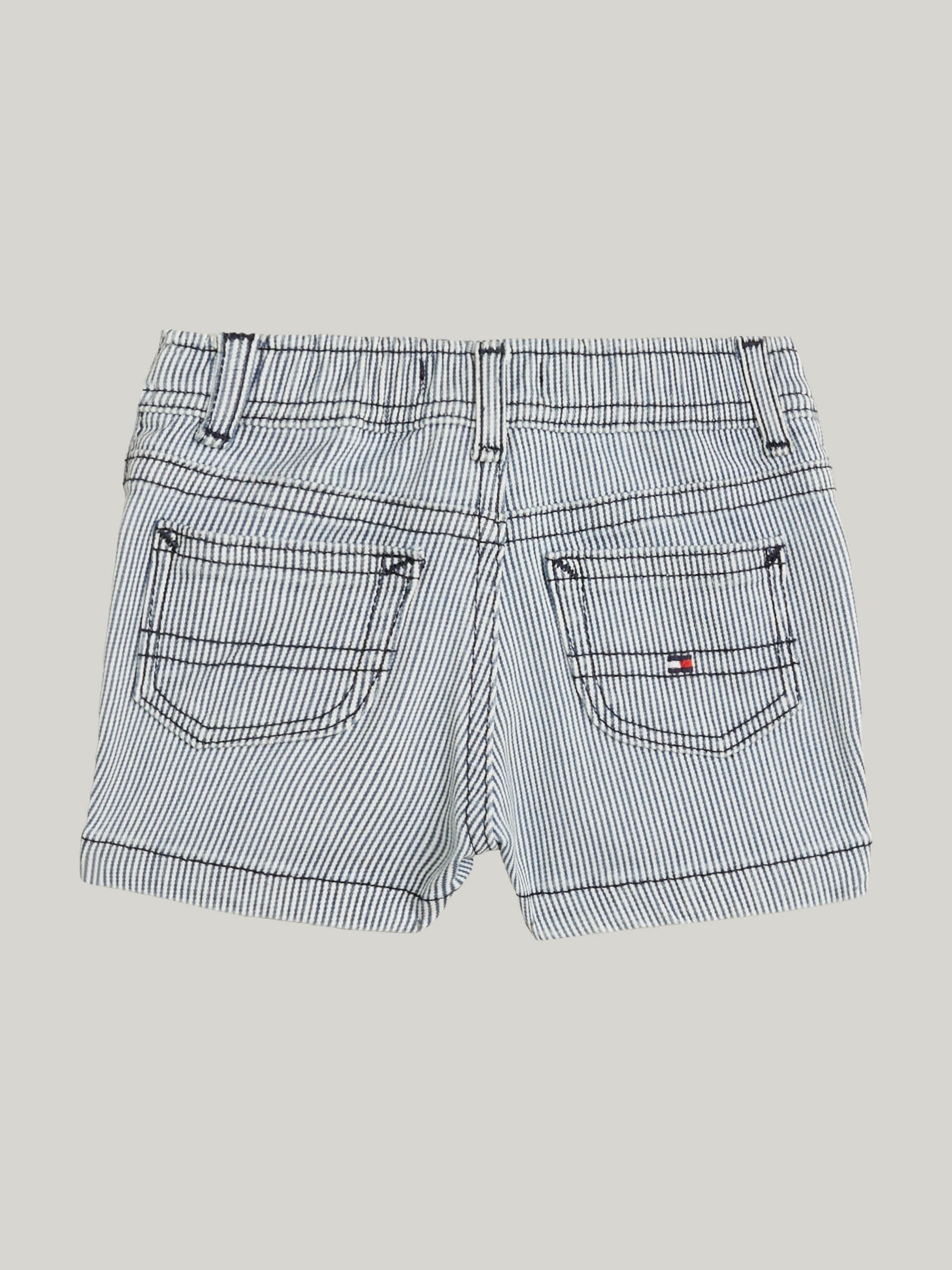 Tommy Hilfiger Jeansshorts »BABY STRIPED DENIM SHORTS«, Baby bis 2 Jahre