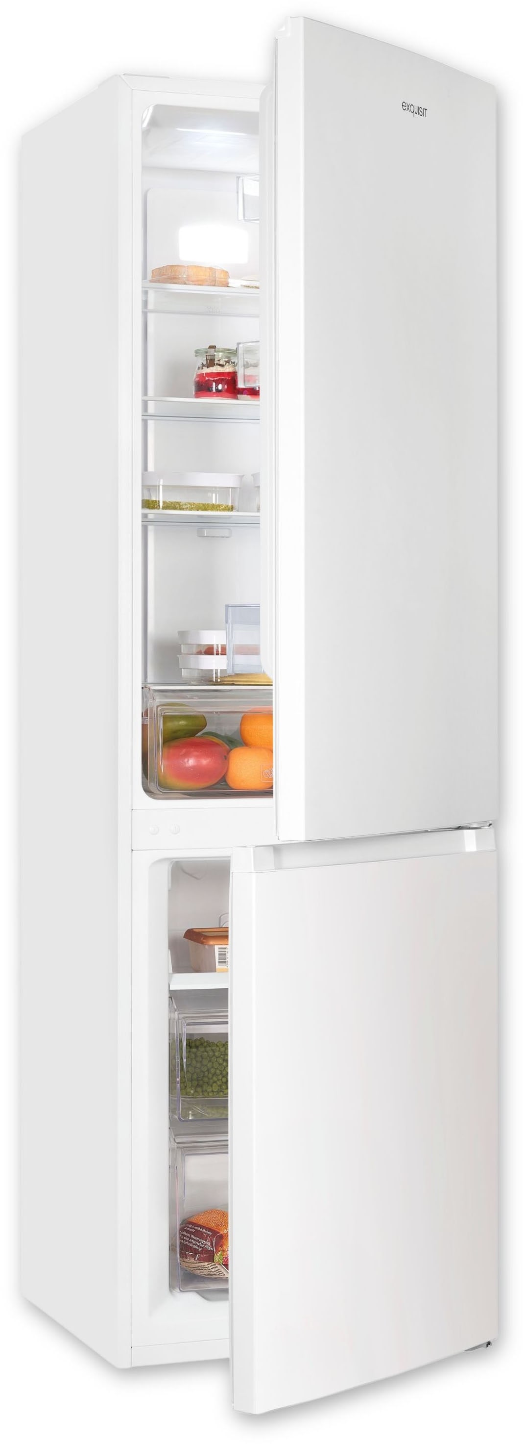 exquisit Kühl-/Gefrierkombination "KGC265-70-NF-040C" 180,5 cm hoch 54,5 cm günstig online kaufen