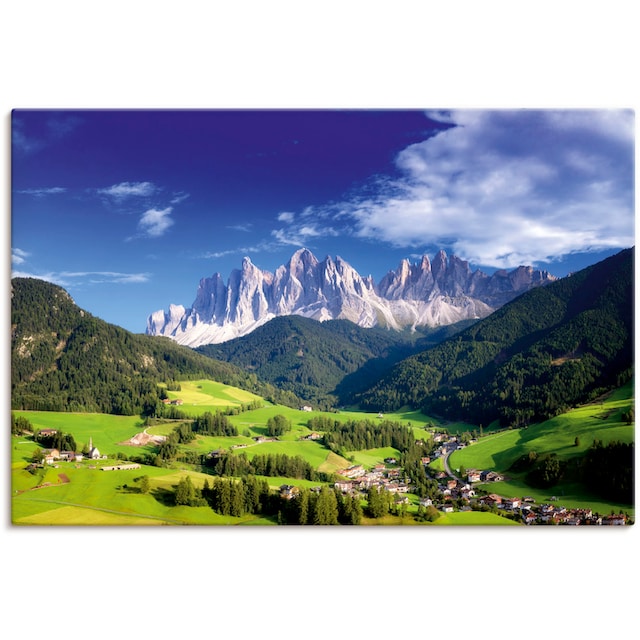 Artland Wandbild »Südtirol«, Berge & Alpenbilder, (1 St.), als Alubild,  Leinwandbild, Wandaufkleber oder Poster in versch. Größen bestellen | BAUR