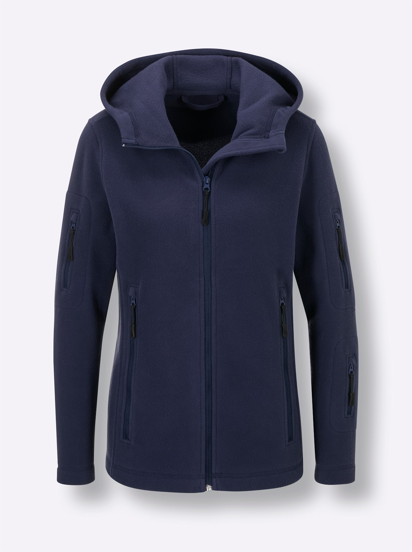 Catamaran Fleecejacke, mit Kapuze