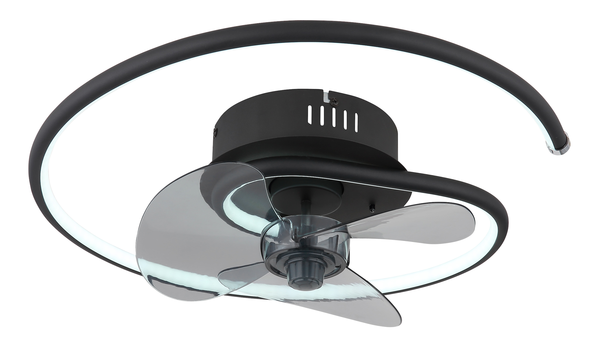 GLOBO LIGHTING Deckenleuchte »KOREN«, Leuchtmittel LED-Modul | LED fest integriert, Deckenventilator, Deckenlampe, moderner Ventilator