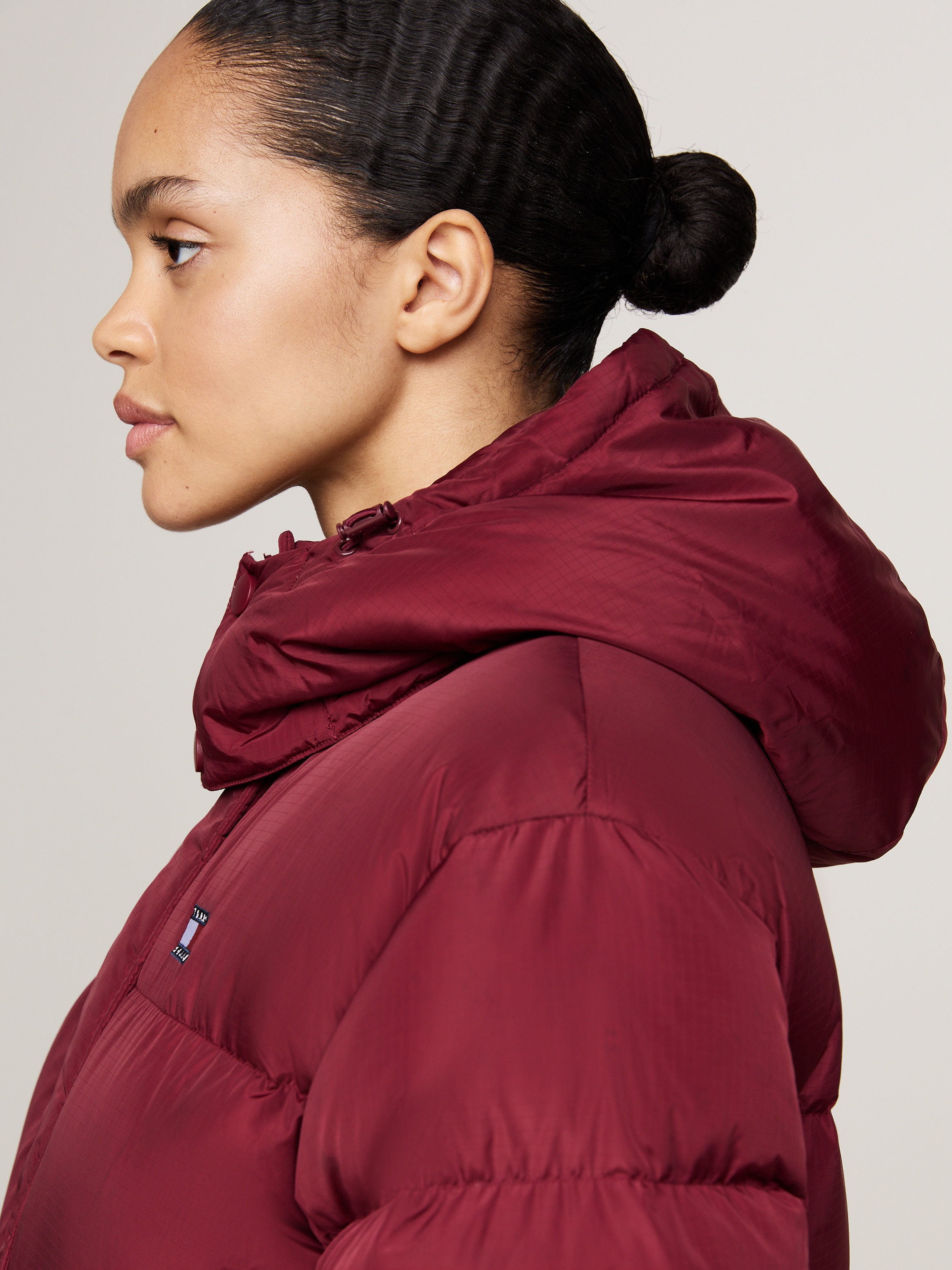 Tommy Jeans Curve Steppmantel "TJW ALASKA LONG PUFFER EXT", in Großen Größe günstig online kaufen