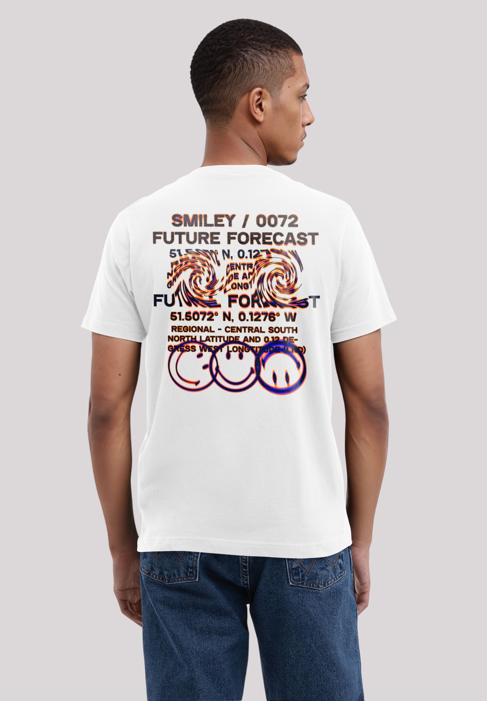 F4NT4STIC T-Shirt »Smiley Originals Future Forecast Streetwear«, Premium Qualität