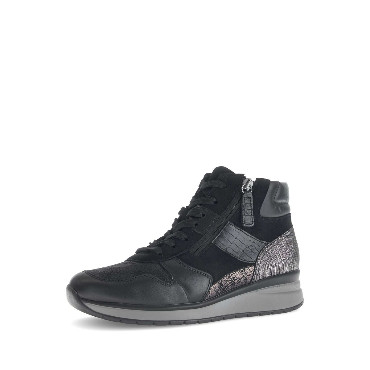 Gabor Sneaker "Sneaker high Materialmix Leder/Lederimitat" günstig online kaufen