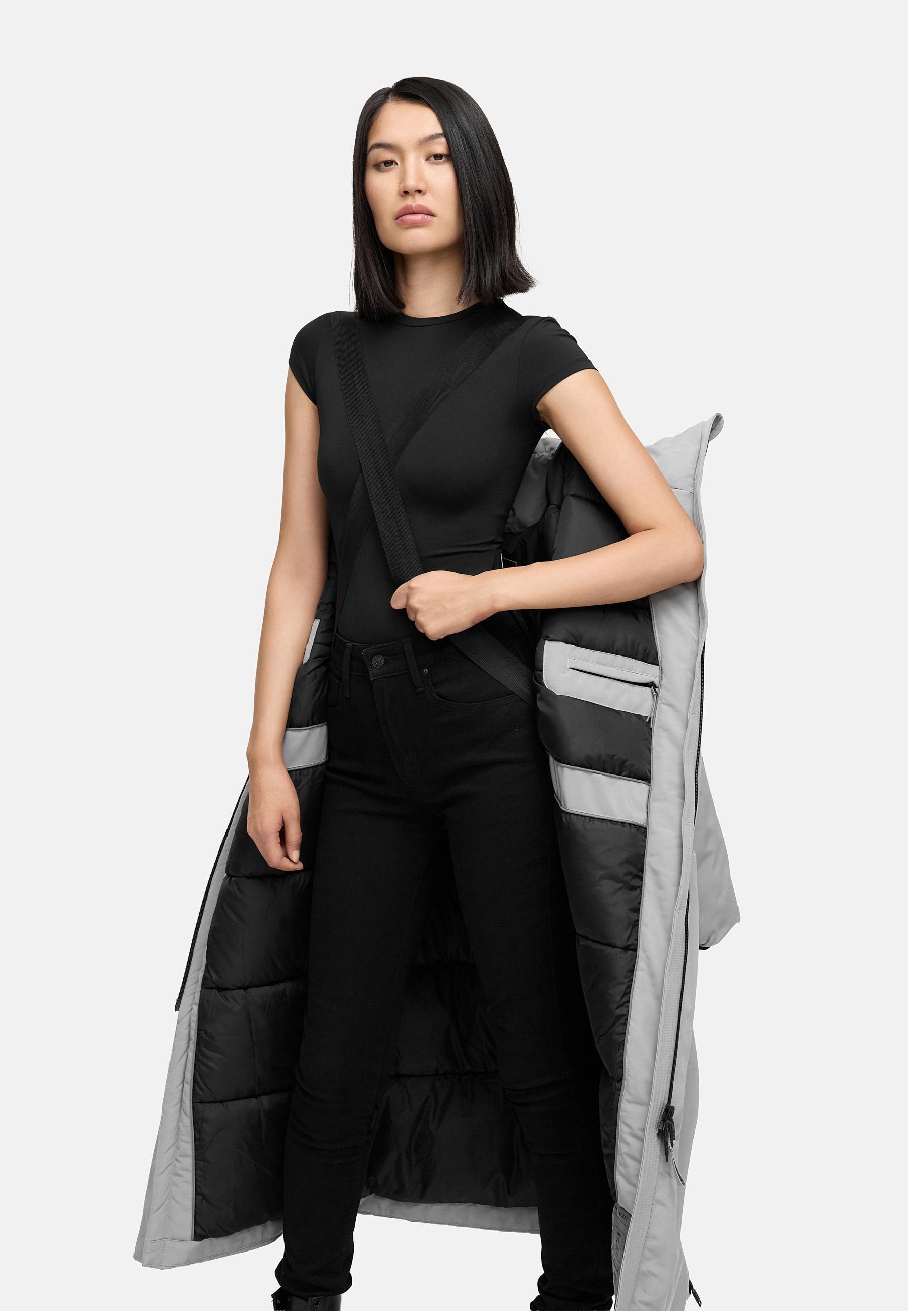 Navahoo Wintermantel »Schneewächter 14« warmer Winter Kurzmantel