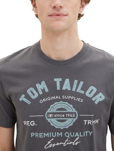 TOM TAILOR T-Shirt, mit großem Logofrontprint