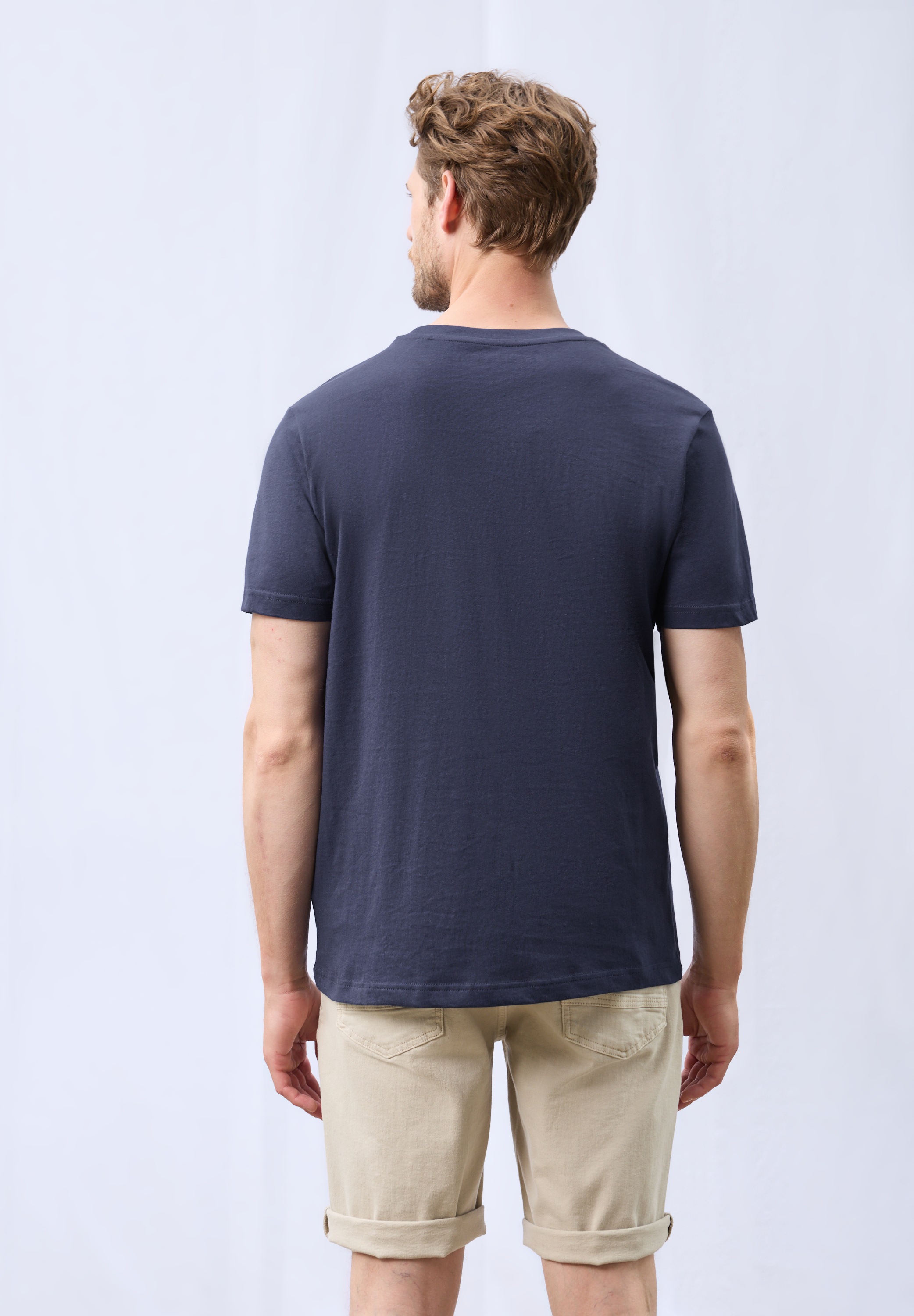 STREET ONE MEN T-Shirt, mit Rundhalsausschnitt günstig online kaufen
