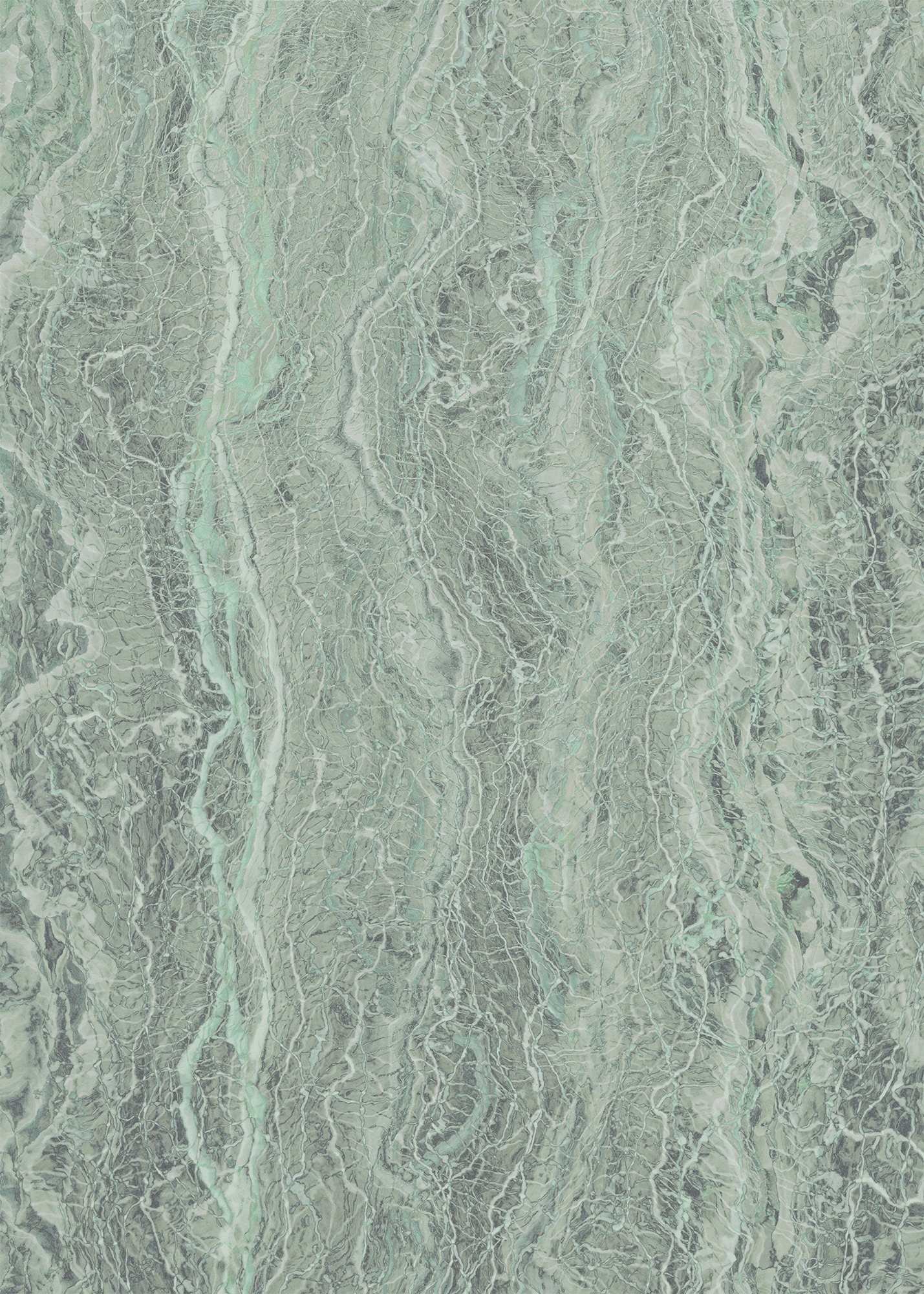 Komar Vliestapete "Digitaldruck Vlies - Marble Mint - Größe 200 x 280 cm" bedruckt glatt Wohnzimmer, Schlafzimmer