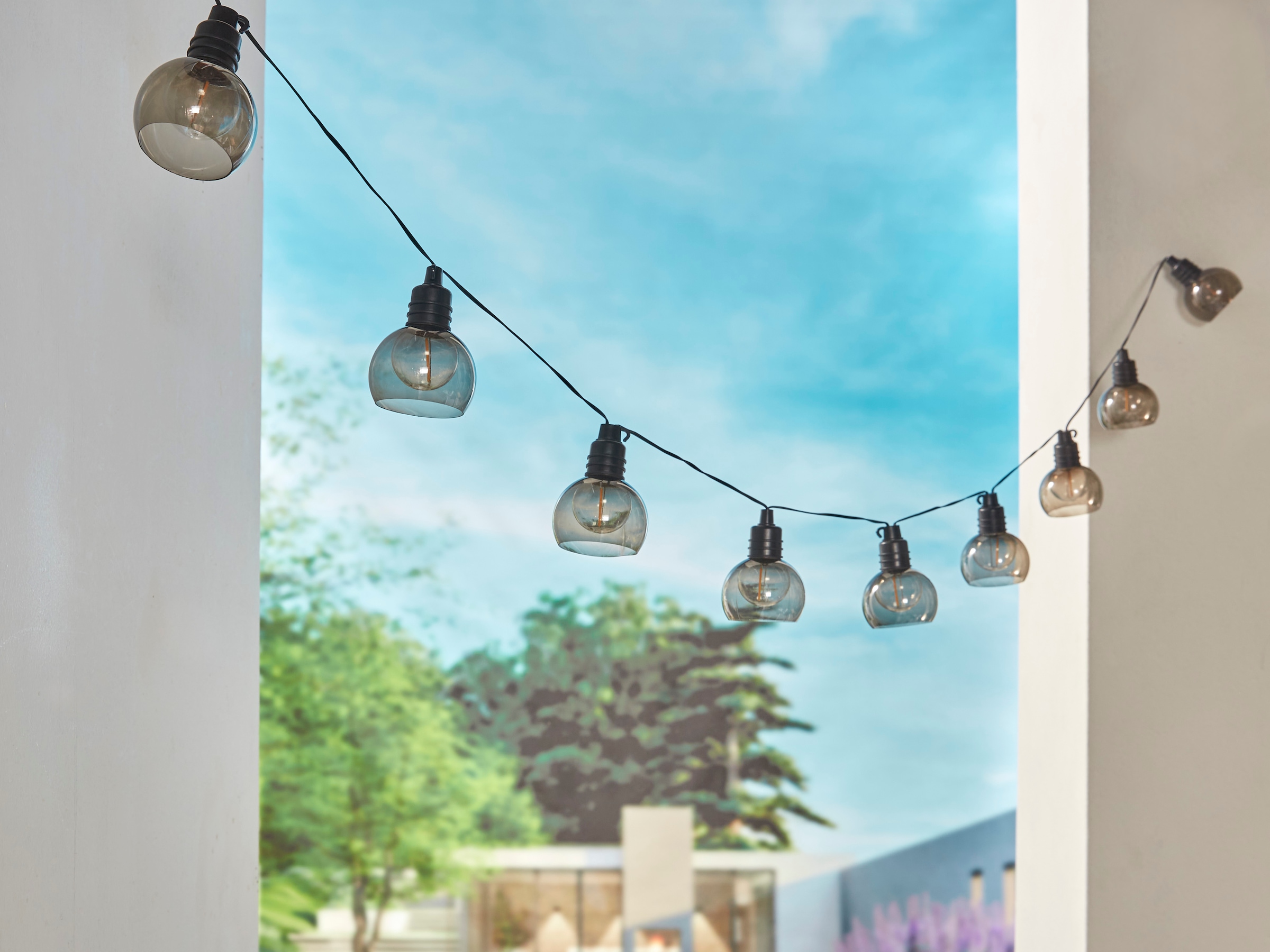 LUXFORM LED-Lichterkette »Luxform Solar Kos«, 1 St.-flammig, LED-Lichterkette, Solarenergie, IP44
