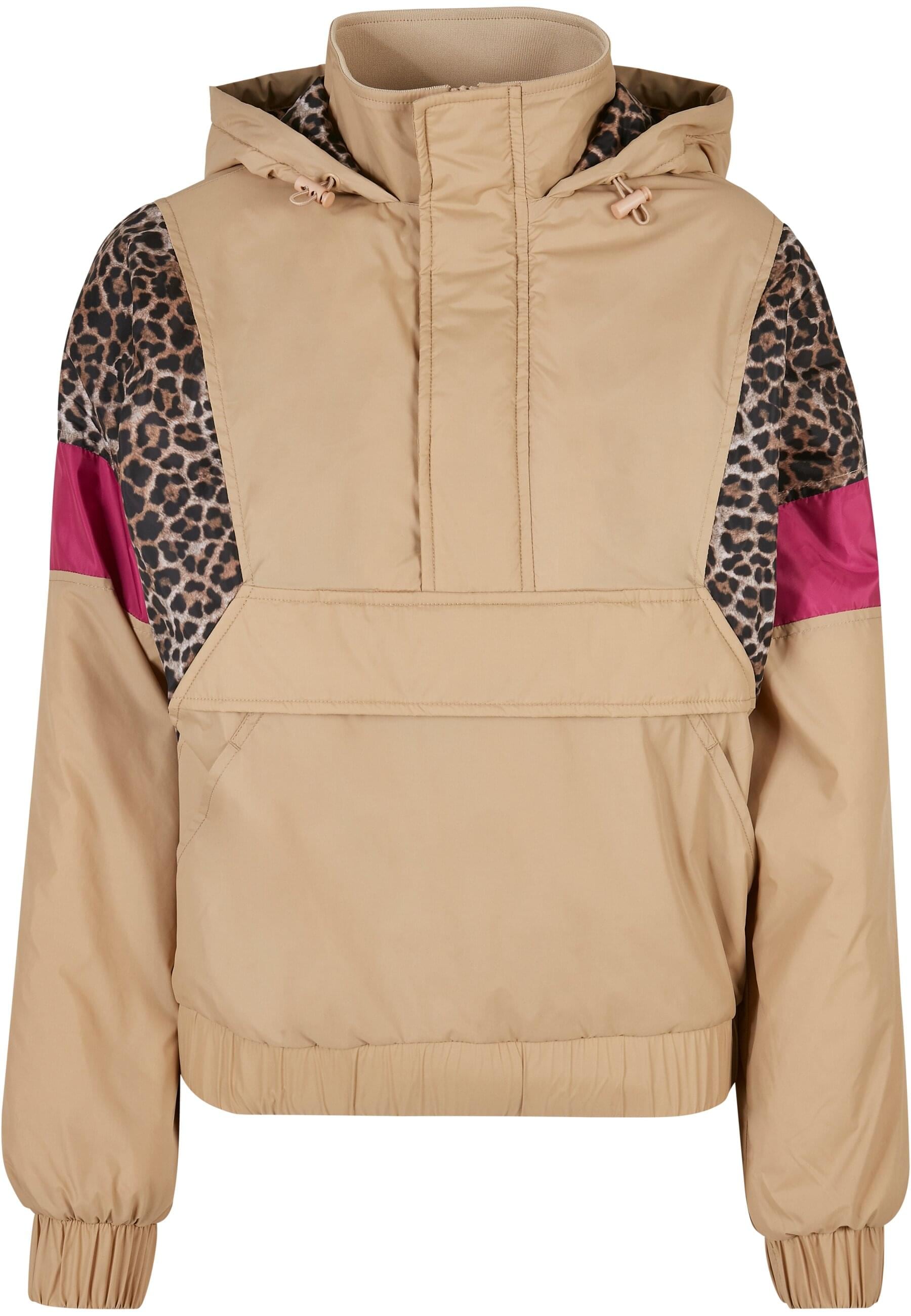 URBAN CLASSICS Allwetterjacke »Urban Classics Damen Ladies AOP Mixed Pull Over Jacket«, (1 St.), mit...