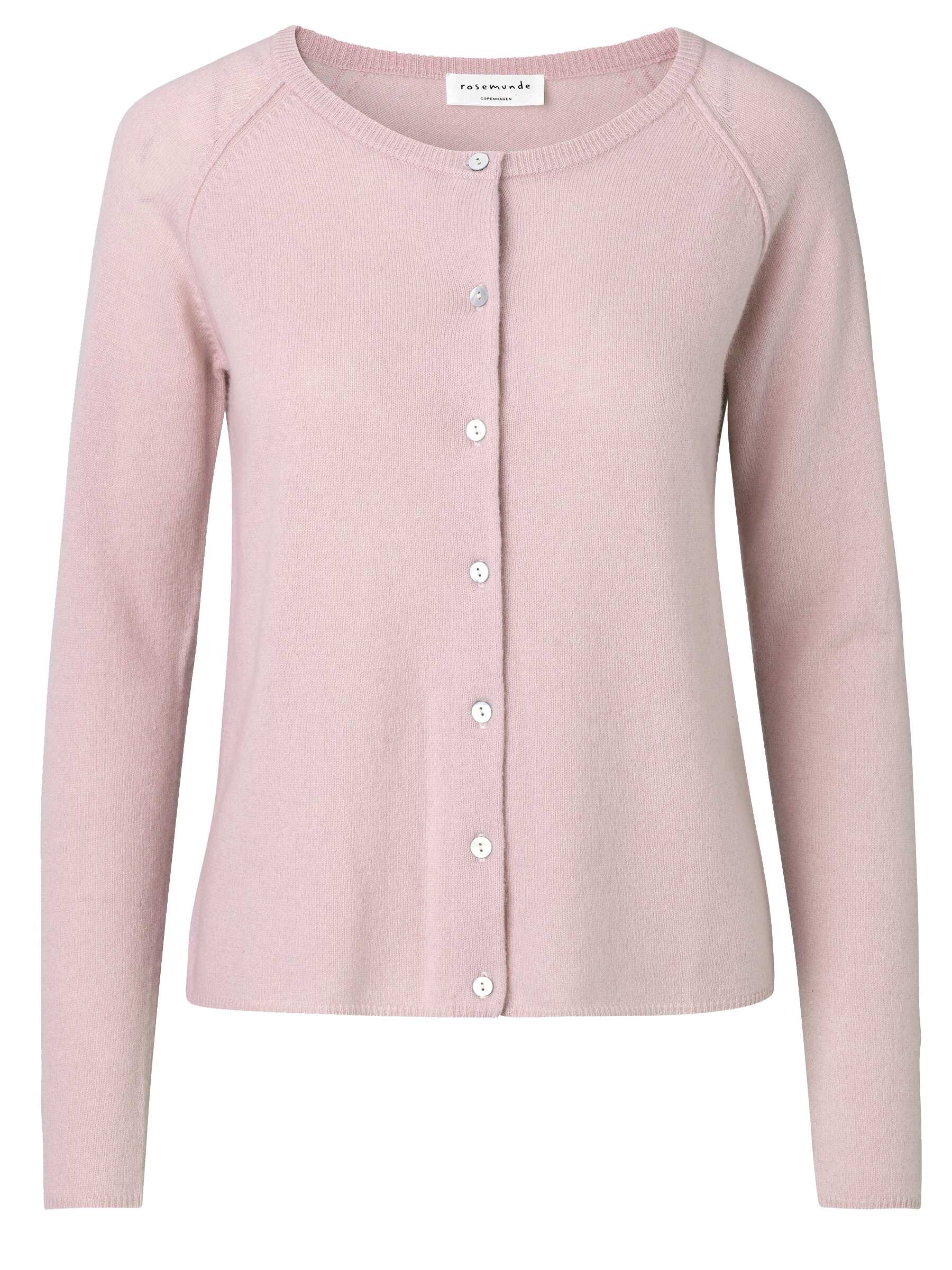 rosemunde 1100000002199 "Laica cardigan mit Wolle und Kaschmir" mit Rundhalsausschnitt, Woll-Kaschmir-Mix