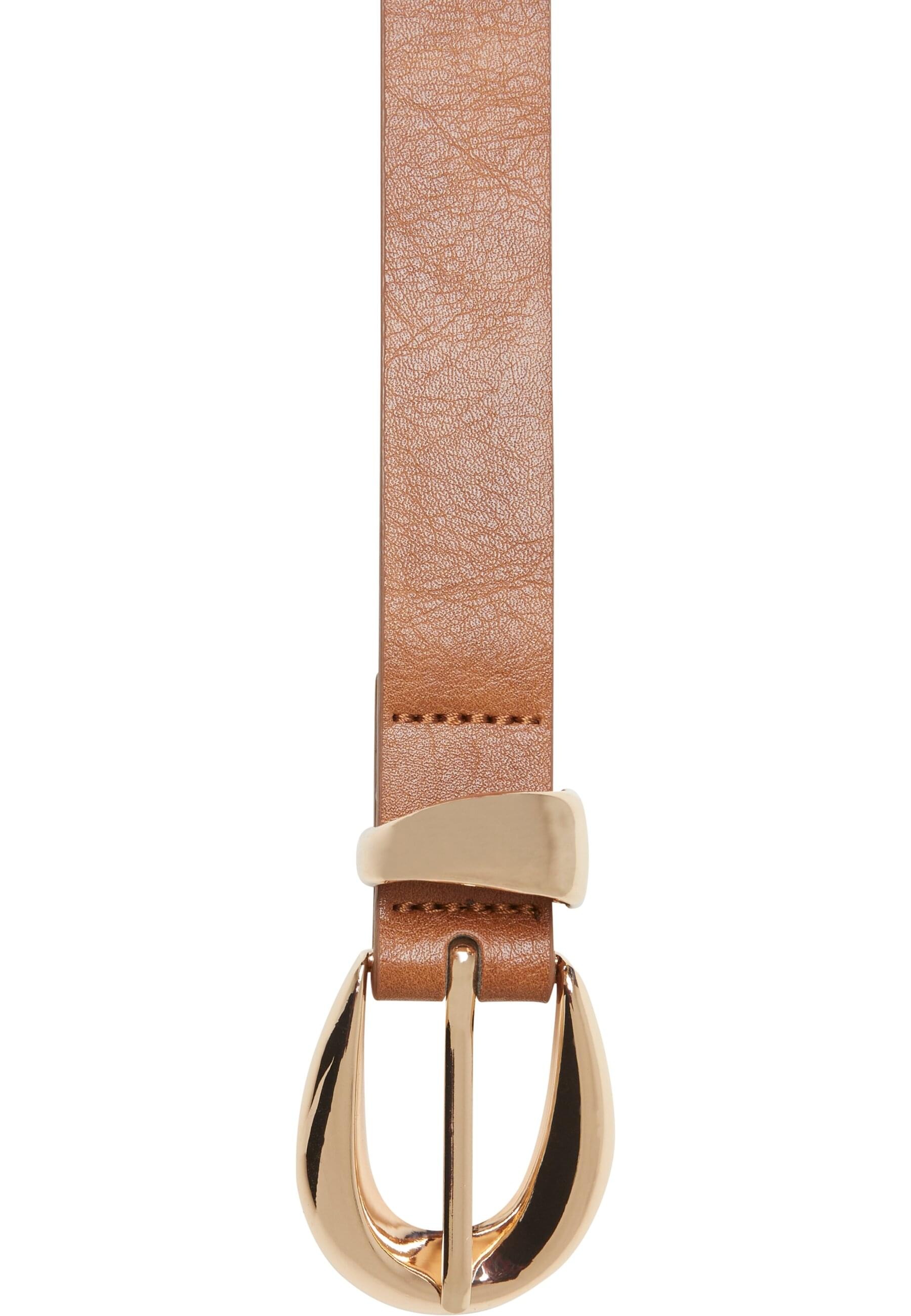 URBAN CLASSICS Synthetikgürtel »Urban Classics Chunky Buckle Loop Synthetic Leather Belt«