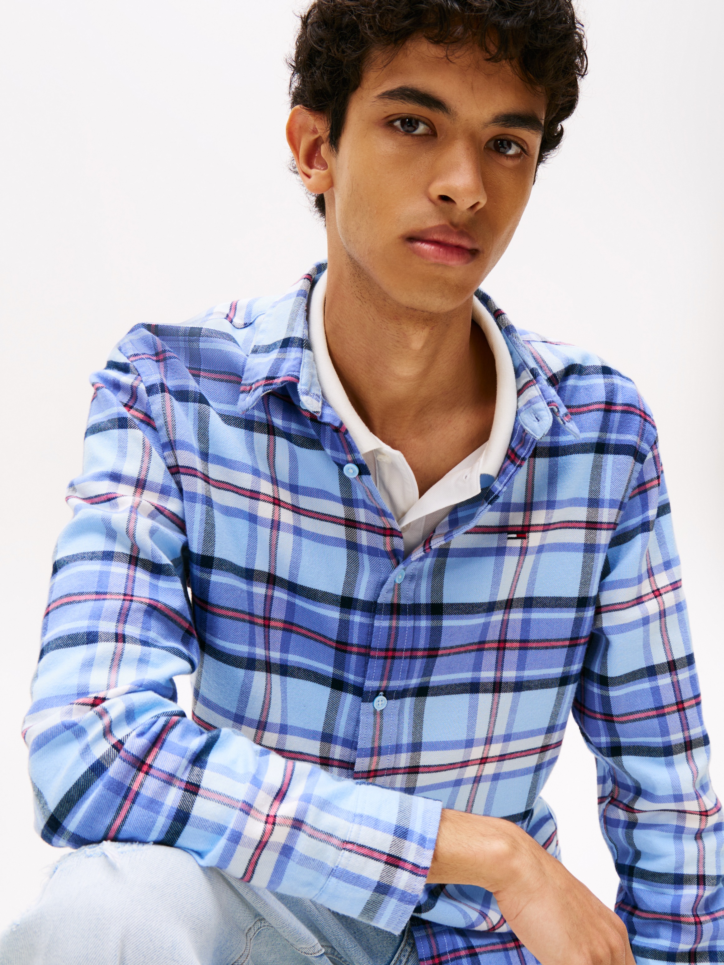 Tommy Jeans Flanellhemd "TJM REG FLANNEL CHECK SHIRT EXT", kariert, regular günstig online kaufen