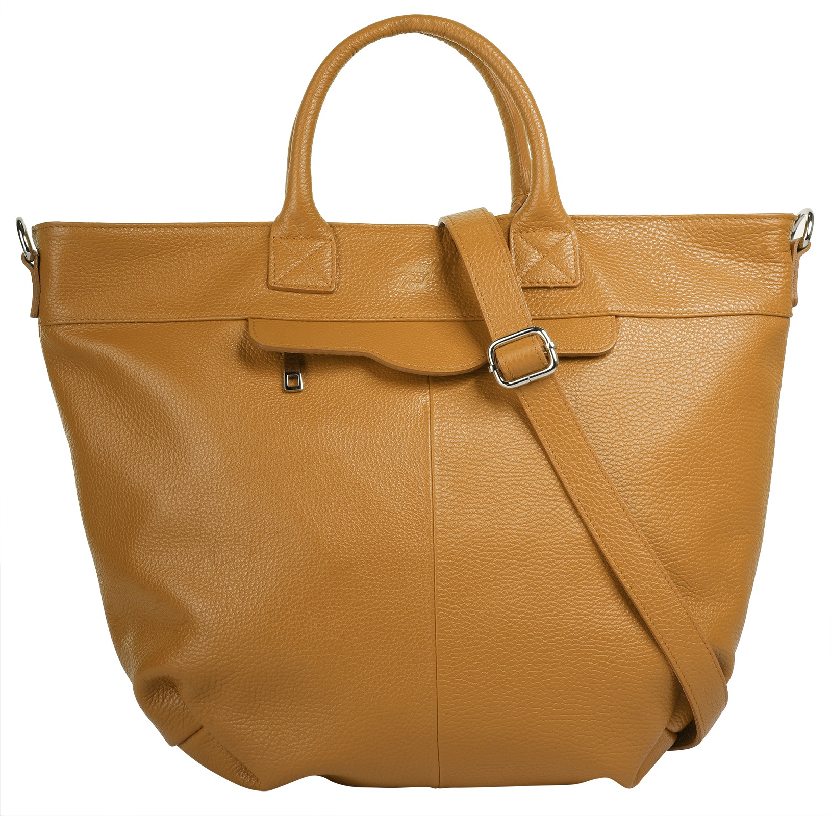 Samantha Look Henkeltasche, echt Leder, Made in Italy