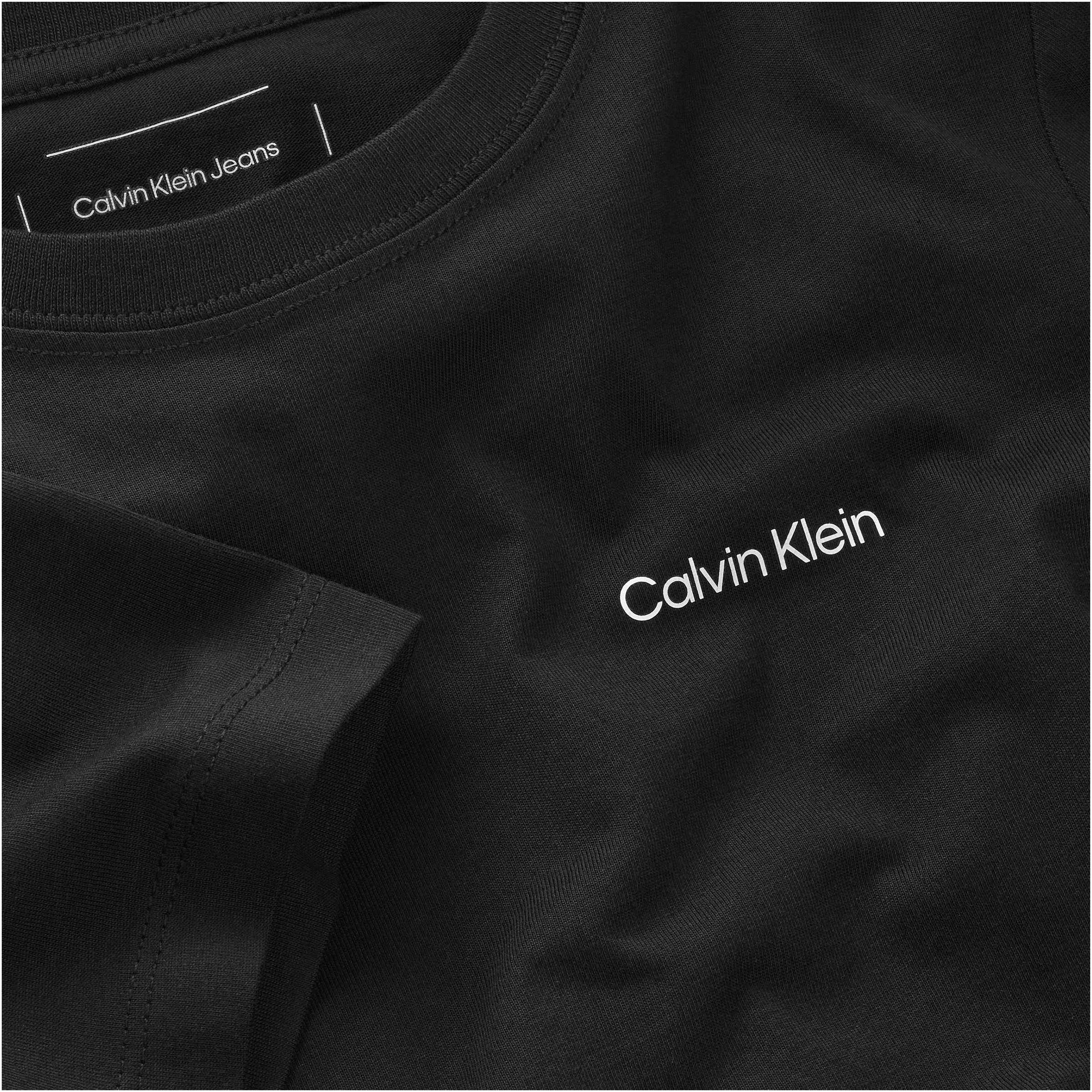 Calvin Klein Jeans T-Shirt »SMALL CHEST INST.LOGO SS T-SHIRT« Regular fit, Logoschriftzug
