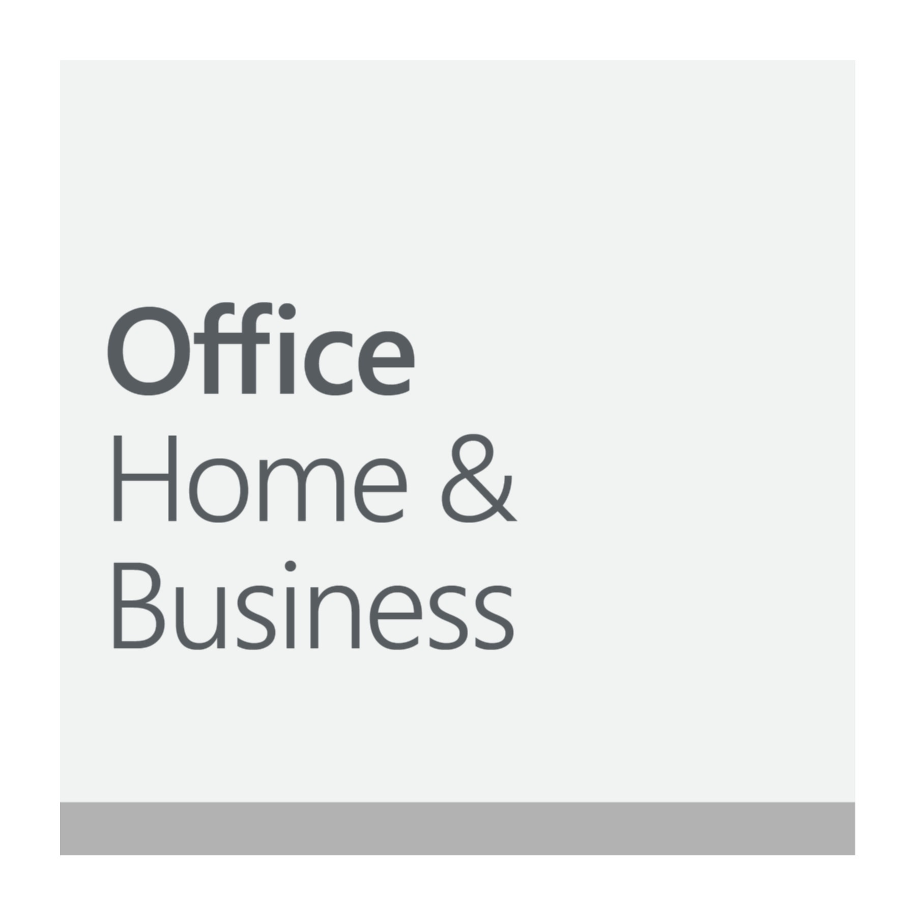 MICROSOFT Officeprogramm "Office Home and Business 2024"ohne farbbezeichnung, Software