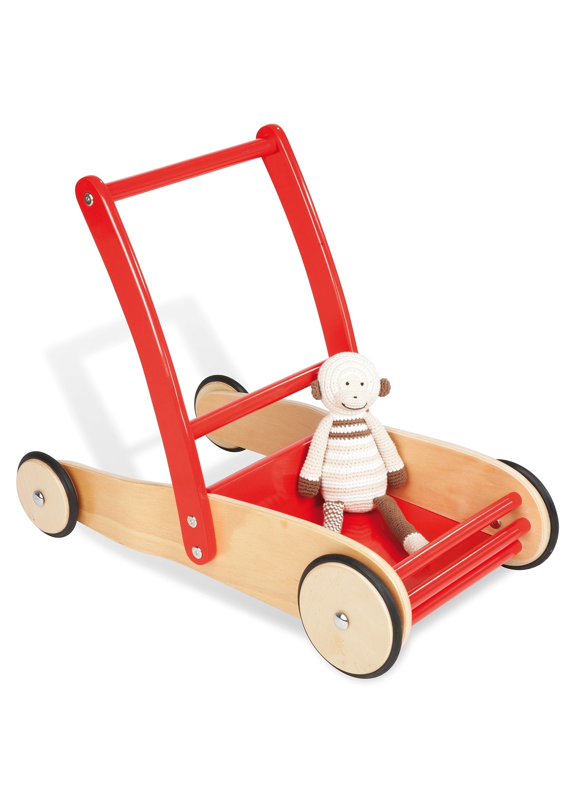 Pinolino ® Lauflernwagen »Uli Natur/Rot« iš Hol...