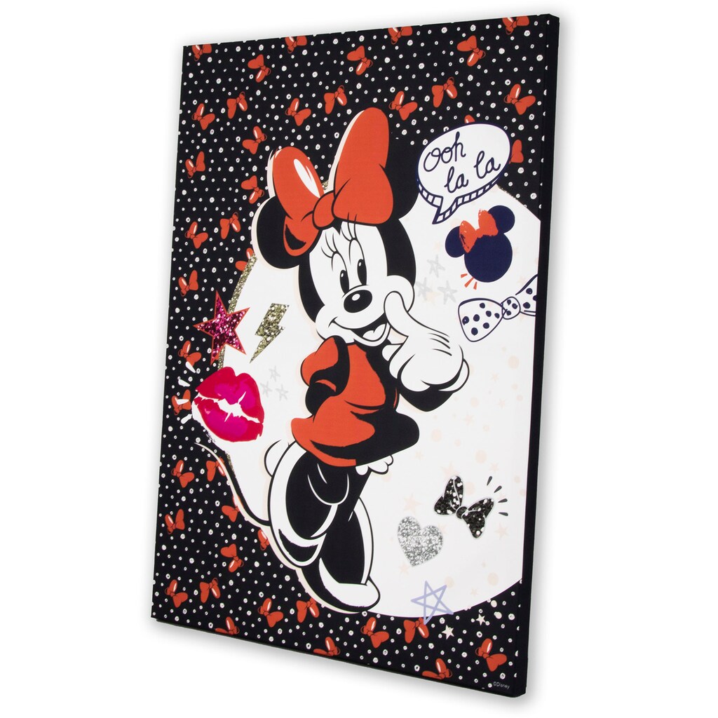 Disney Leinwandbild »Minnie Kiss«, (1 St.)