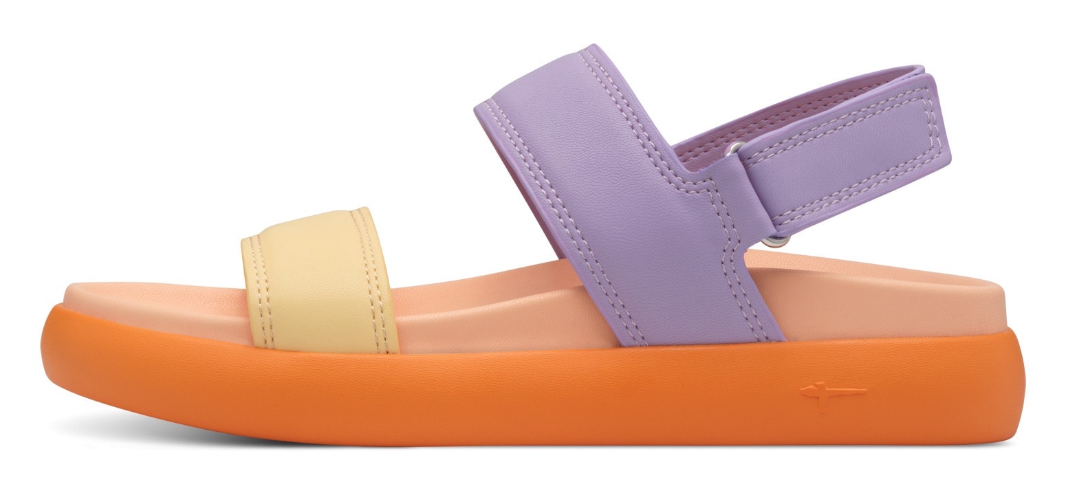 Tamaris Riemchensandale, Plateau, Sommerschuh, Klettschuh, Sandalette in veganer Verarbeitung