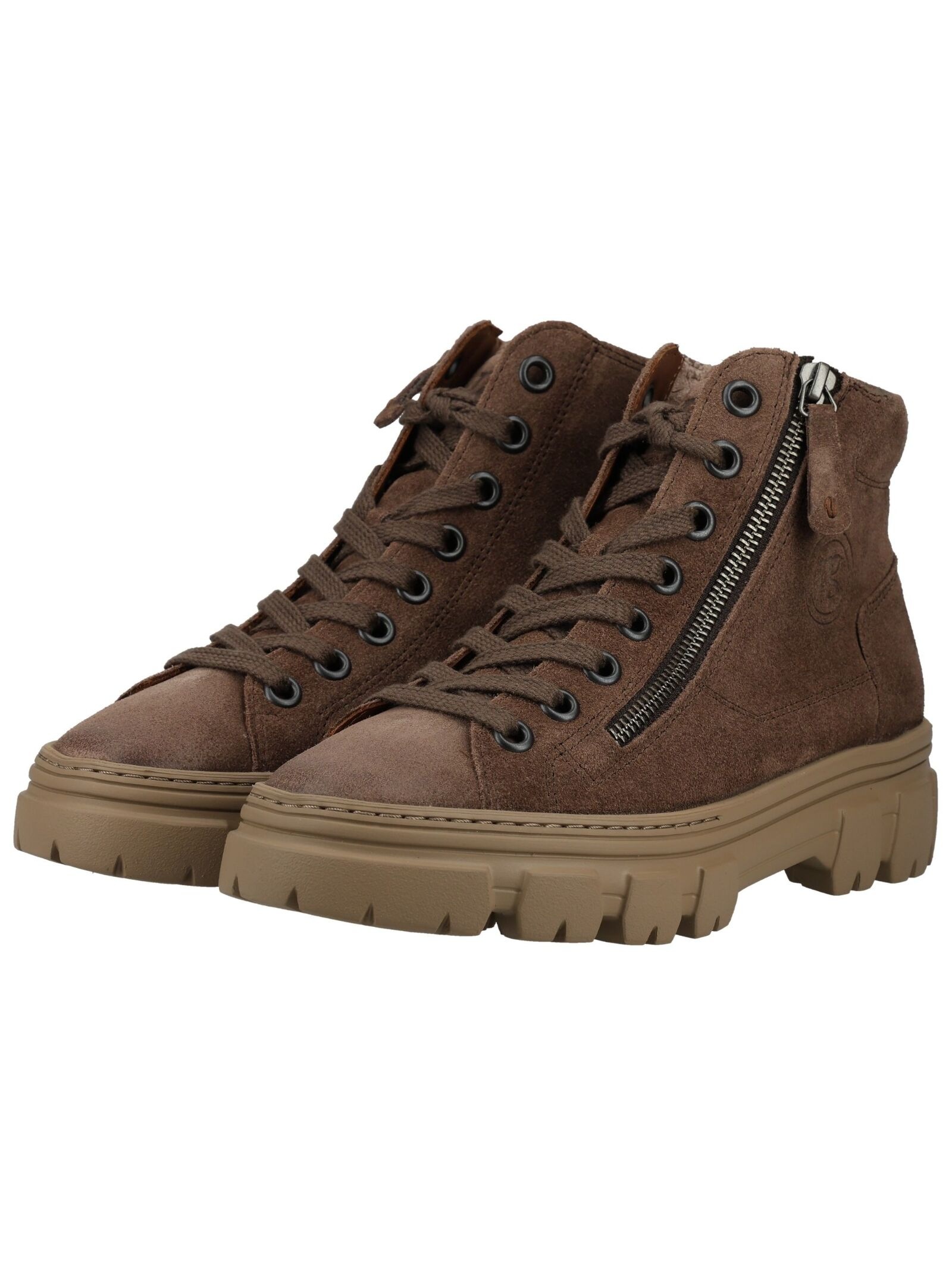 Paul Green Schnürstiefelette »Paul Green Stiefelette Veloursleder«