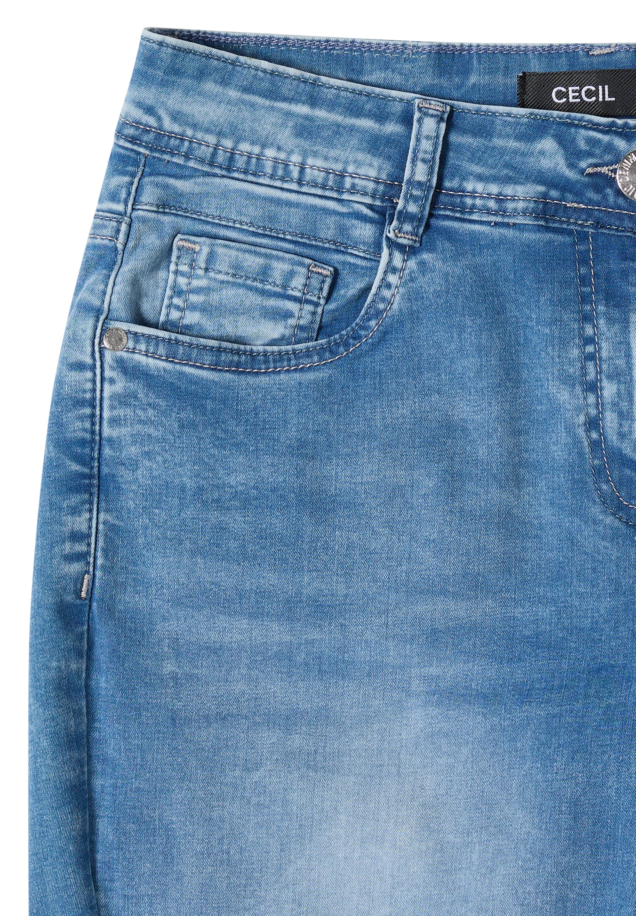 Cecil Comfort-fit-Jeans Middle Waist