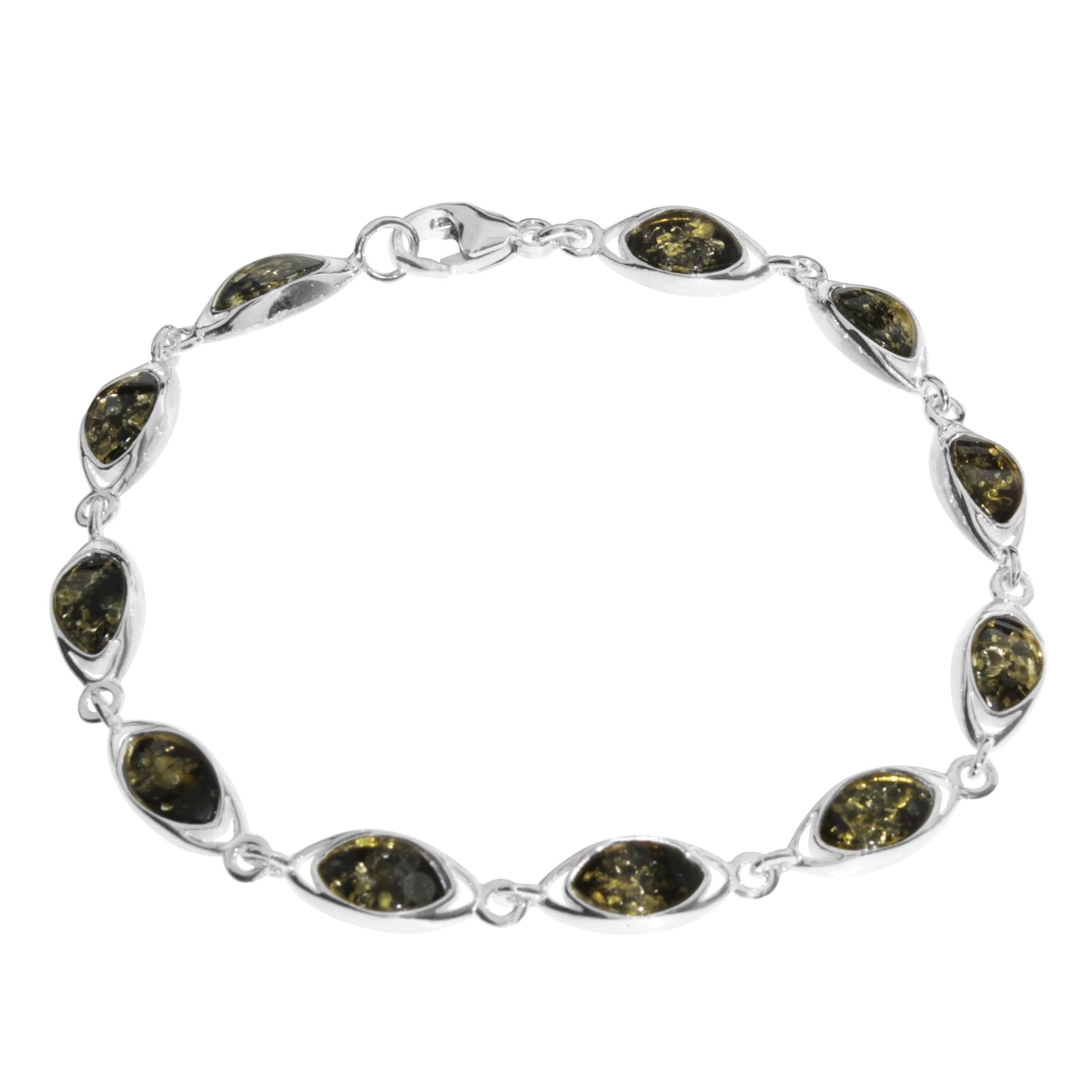 "Armband OSTSEE-SCHMUCK ""Ostsee-Schmuck Armband Telia Armband Telia"", silber, Armbänder, Damen, 18,5cm, Silber 925 (Sterlingsilber), Armband"