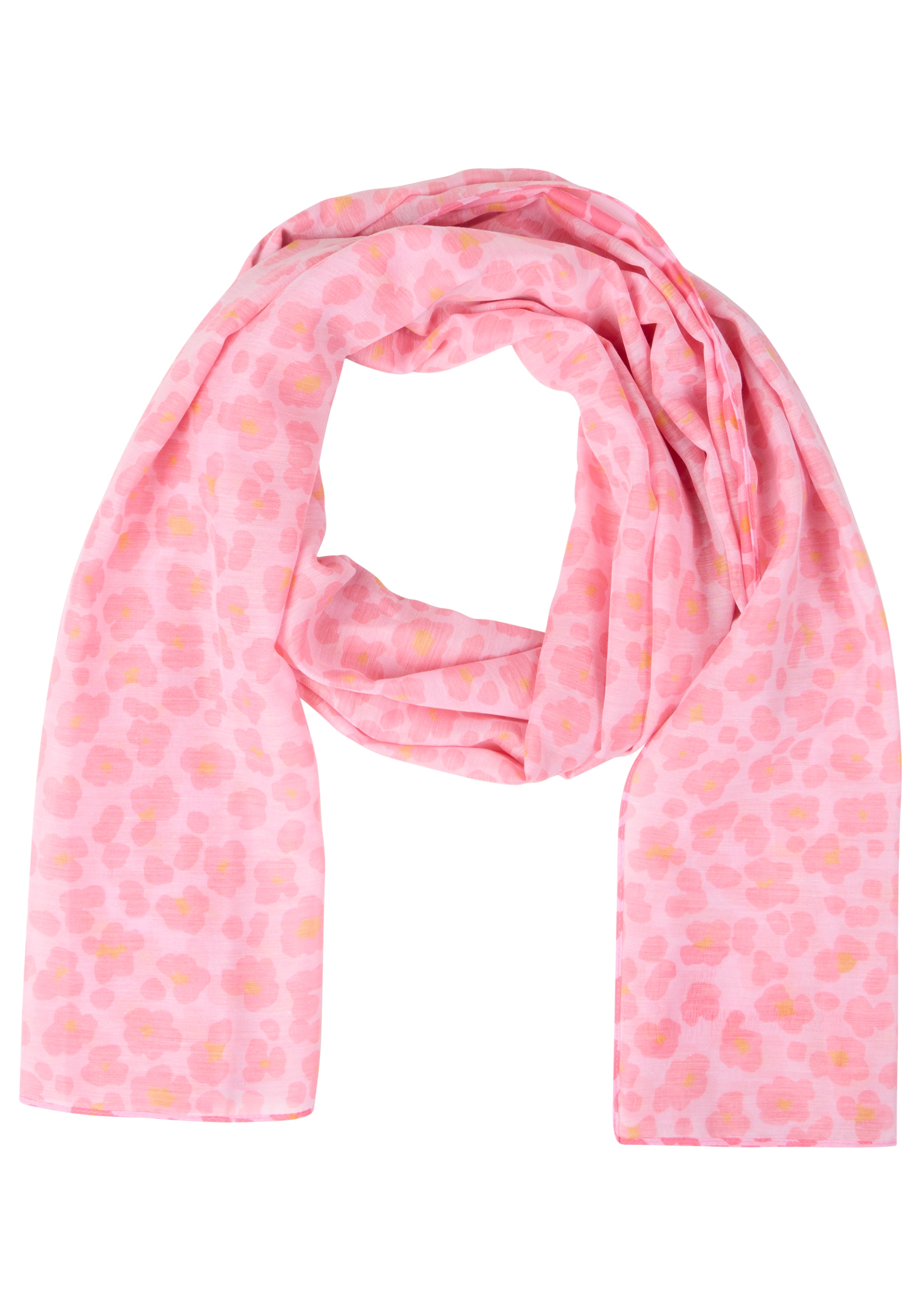 Laura Scott Modetuch mit farbenfrohen Leoprint günstig online kaufen