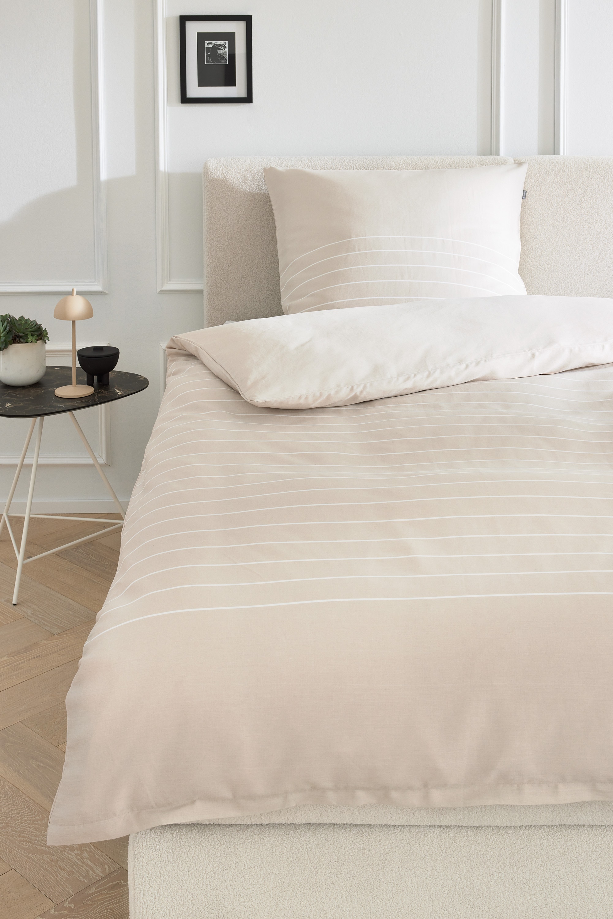 Musterring Wendebettwäsche "Simple" 2 Stk. aus hochwertigen Naturfasern günstig online kaufen