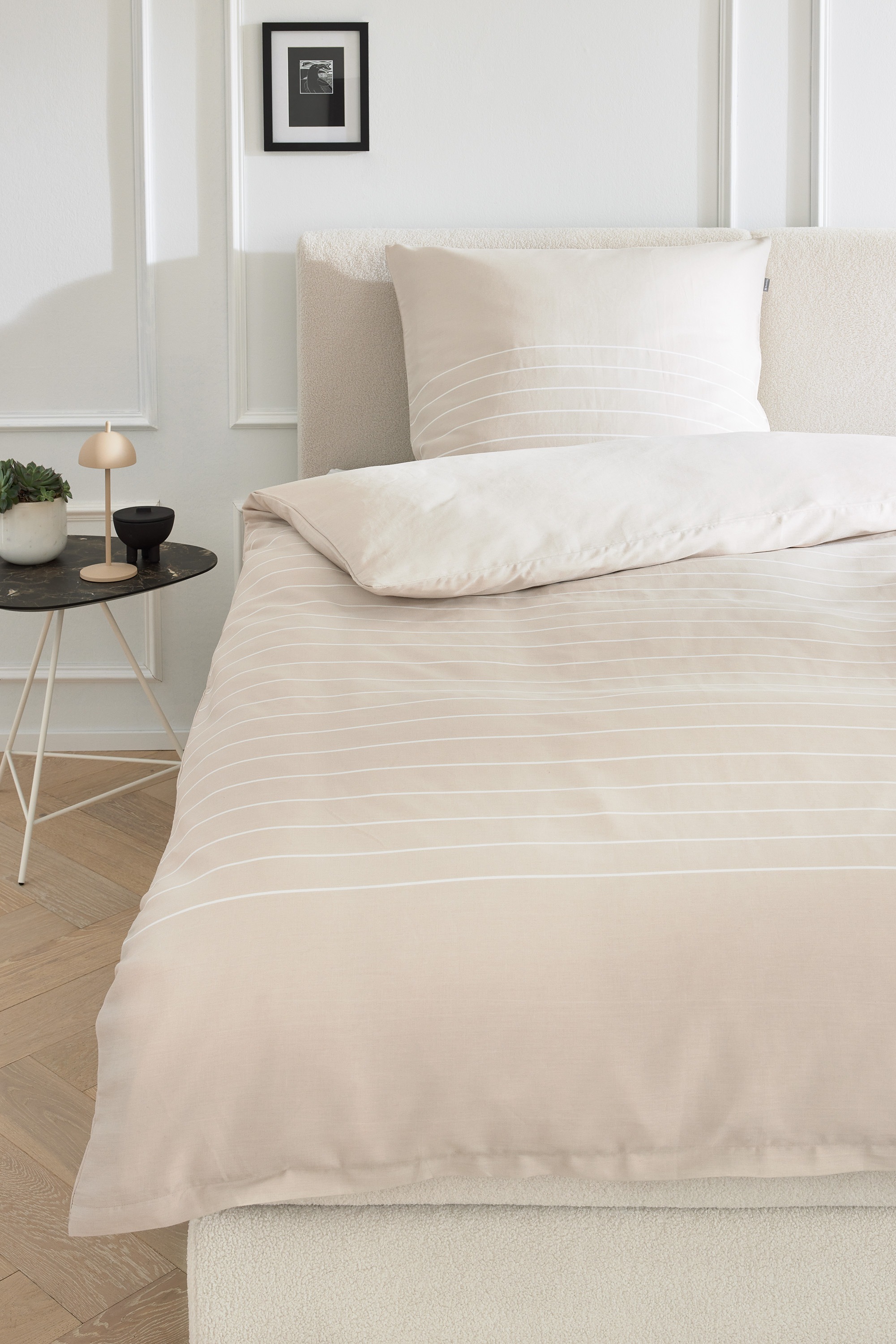 Musterring Wendebettwäsche "Simple" 2 Stk. tlg. aus hochwertigen Naturfaser günstig online kaufen
