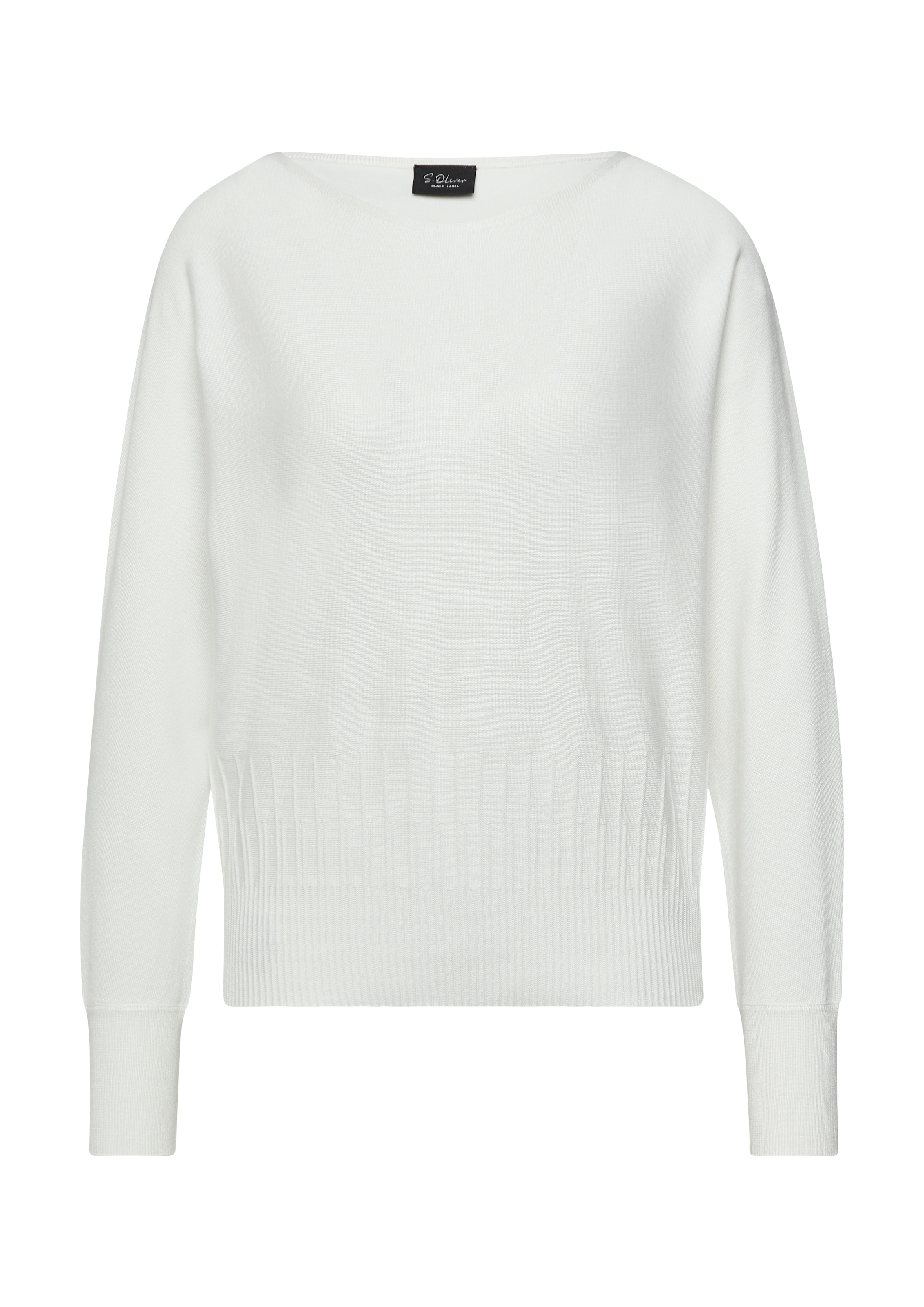 s.Oliver BLACK LABEL Strickpullover, mit Fledermausärmeln