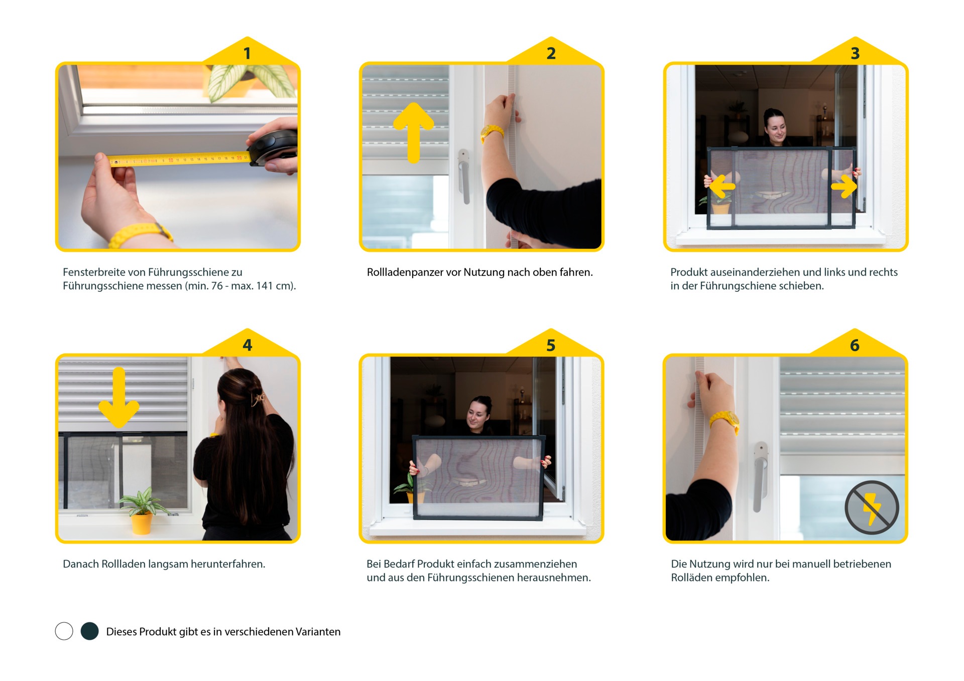 SCHELLENBERG Insektenschutz-Fensterrahmen »"Insectstop Slide", ausziehbares Fliegengitter mit Aluminiumgewebe«, ohne bohren, max. 50 x 142 cm in weiß und anthrazit