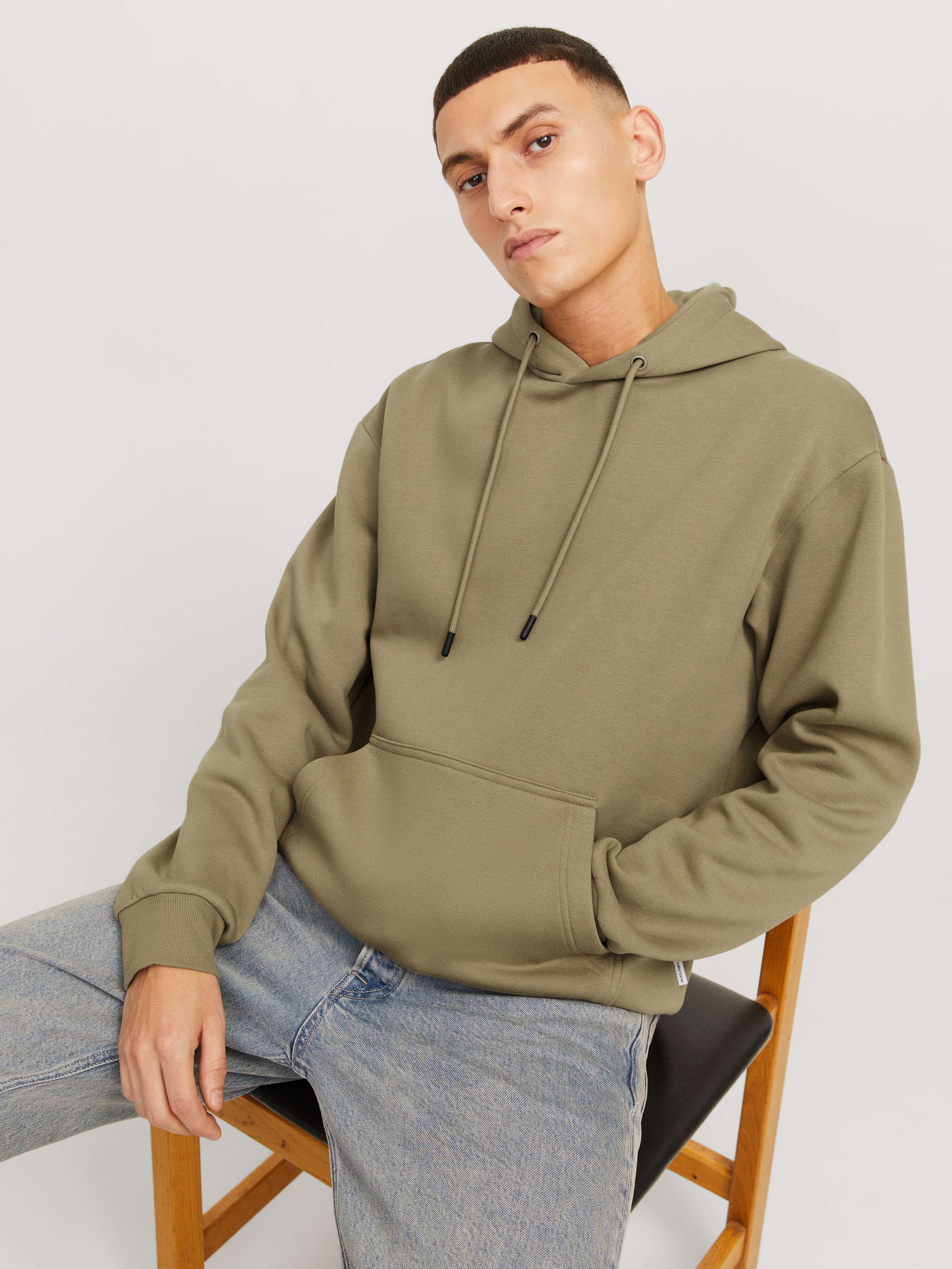 Jack & Jones "JJEBRADLEY SWEAT HOOD NOOS", mit Känguru Tasche günstig online kaufen