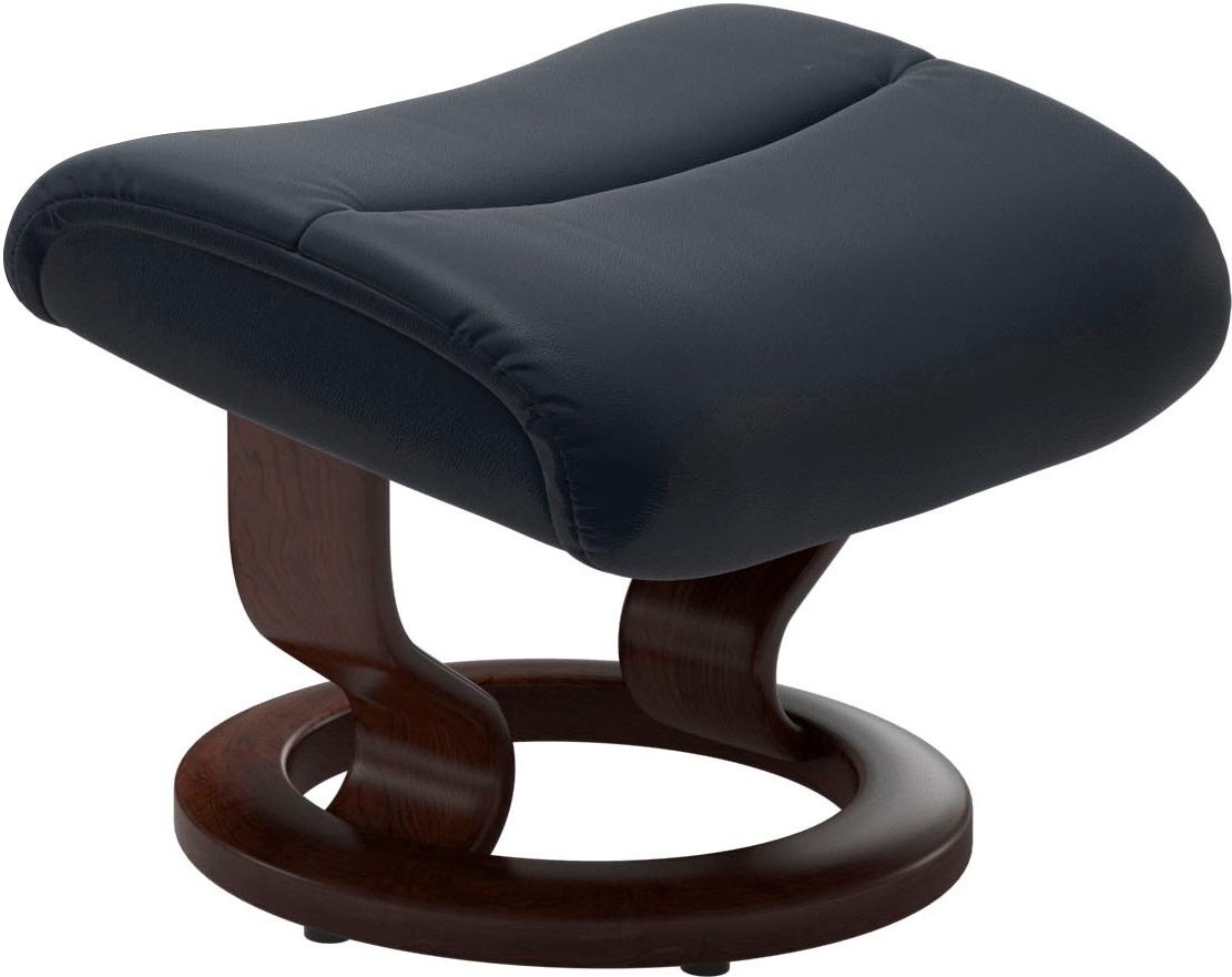 Stressless® Relaxsessel »View«, (Set, Relaxsessel mit Hocker), mit Classic Base, Größe M,Gestell Braun