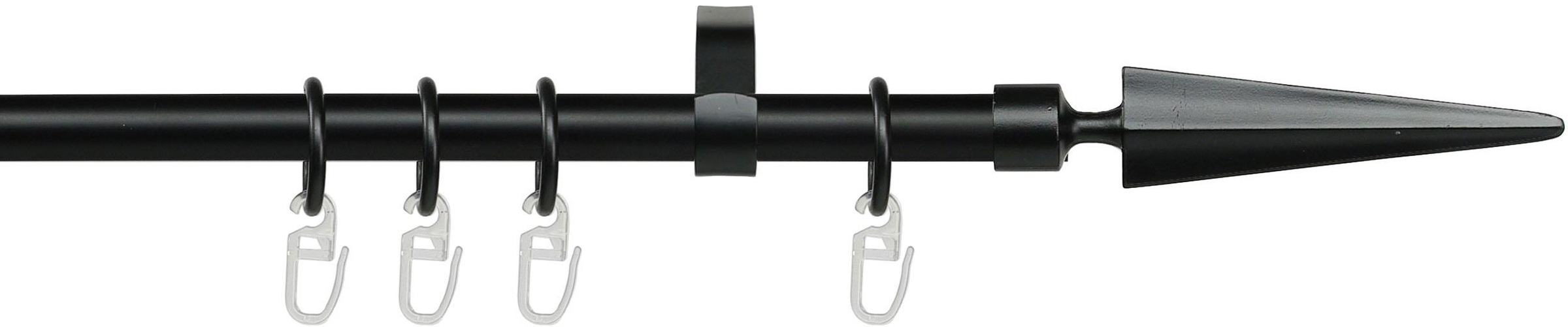 Gardinenstange »Herkules 16 mm«, 1 läufig-läufig, Fixmaß