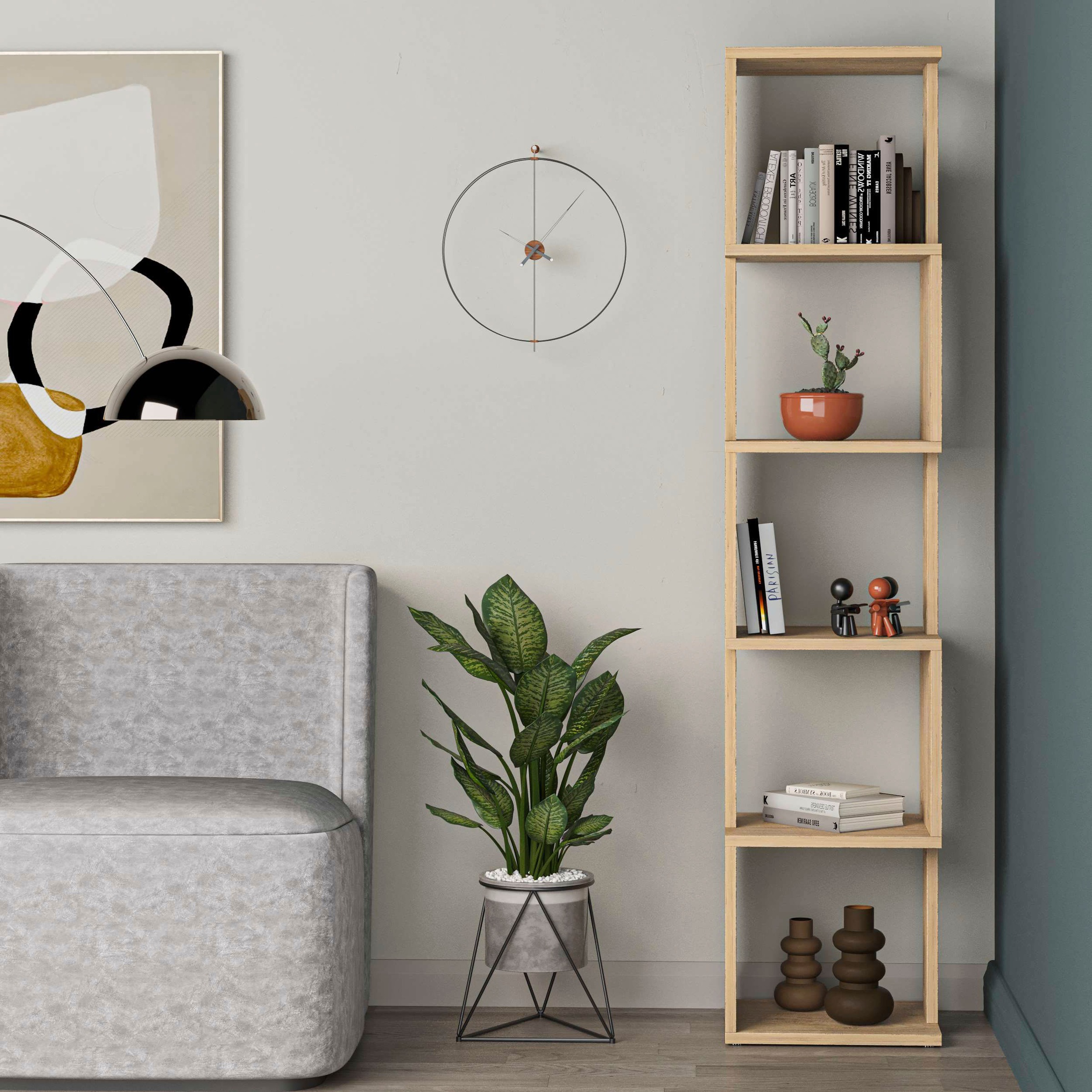 Decortie Bücherregal "Piri Bücherregal", (Packung), Leichte Montage, Lageru günstig online kaufen