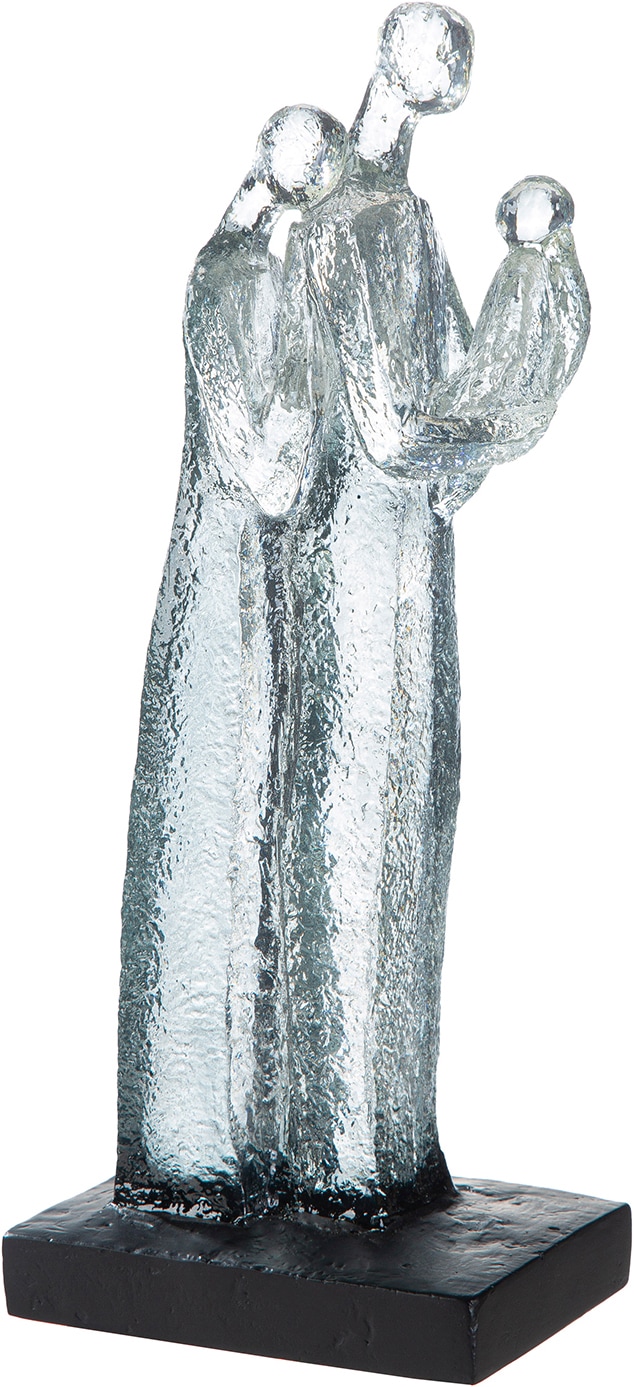 GILDE Skulptur "Skulptur Familienglück klar; schwarz" Familienbande Harmonie Liebe Zusammenhalt Symbolfigur