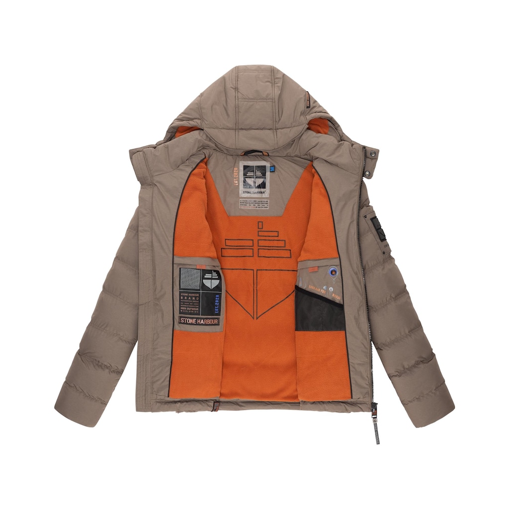 Stone Harbour Winterjacke »Arvidoo«, mit Kapuze