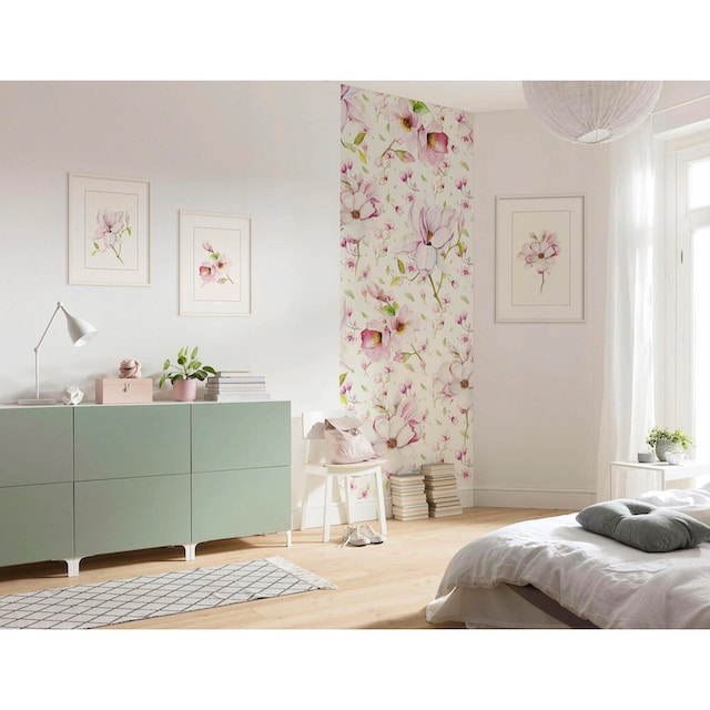 (1 Kinderzimmer, Wohnzimmer | Blumen, St.), Komar Schlafzimmer, Poster Blossom«, BAUR »Magnolia