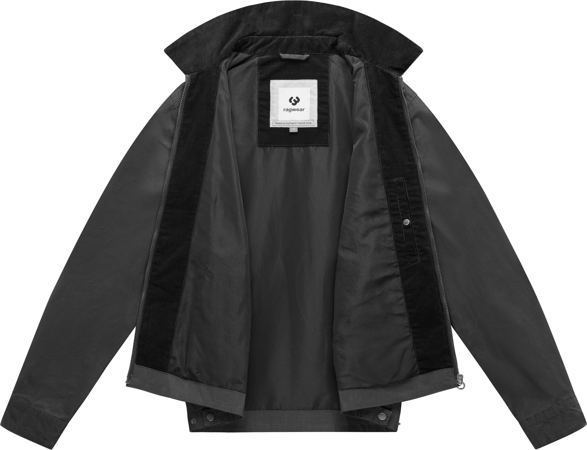 Ragwear Hemdjacke »Hertan Vintage« ohne Kapuze Leichte Herren Übergangsjacke mit Hemdkragen