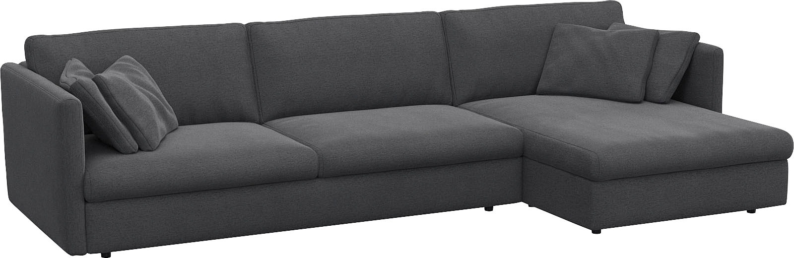 FLEXLUX Ecksofa "Lovane" Weich & anschmiegsam, große Sitztiefe auf Kaltscha günstig online kaufen