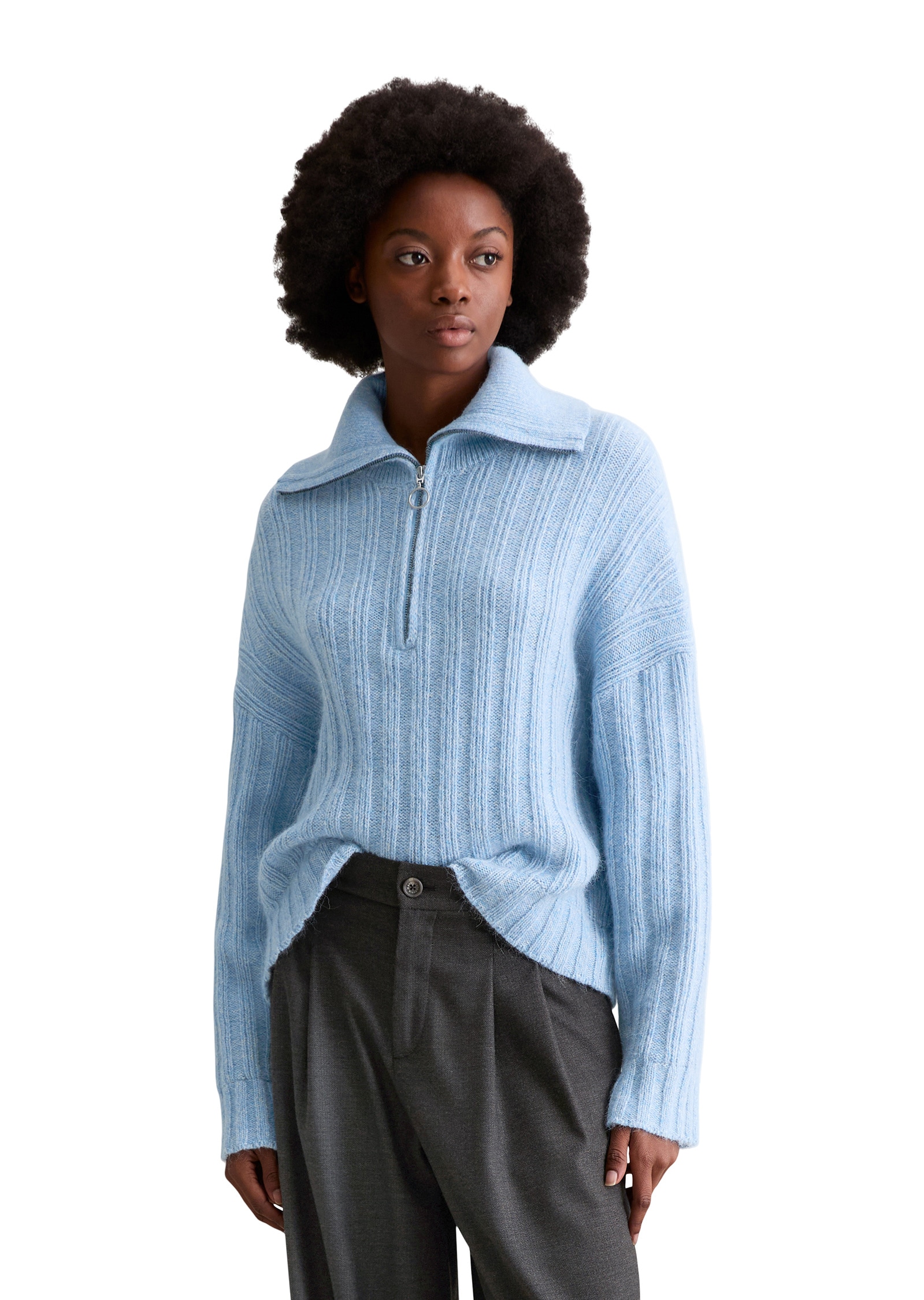 Marc OPolo DENIM Rollkragenpullover "aus edlem Wolle-Alpakawolle-Mix" günstig online kaufen