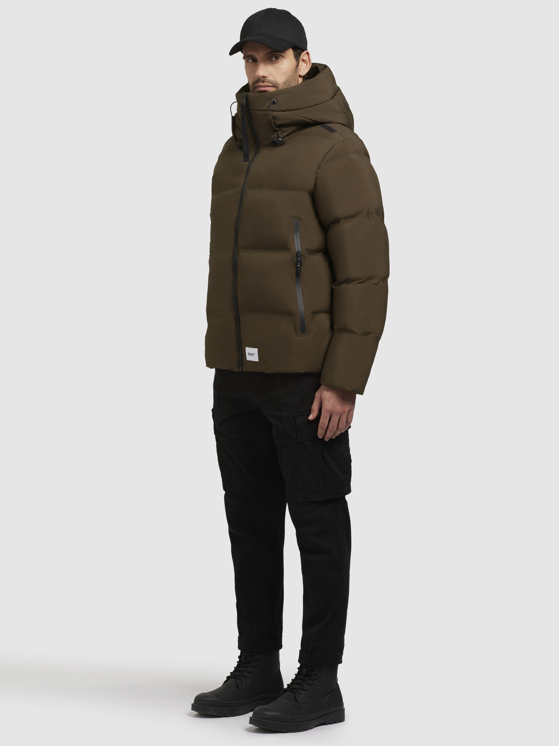 khujo Steppjacke »WESH2« mit Kapuze