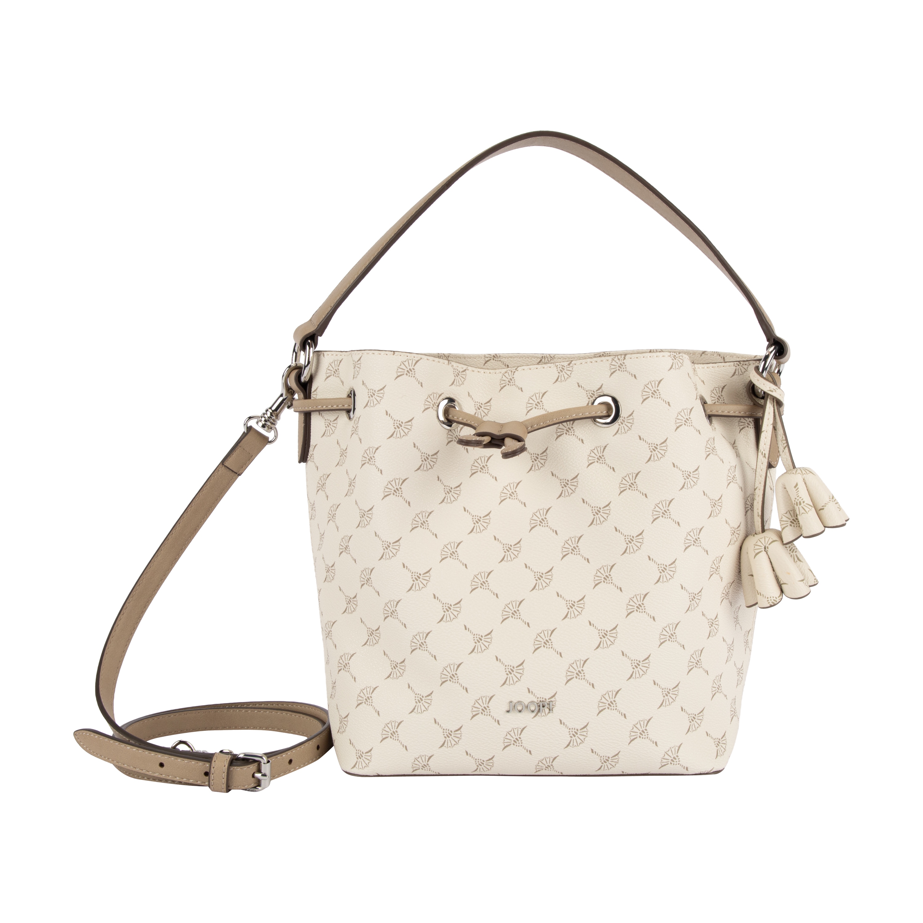 JOOP Handtasche "flora 1.0 matchsack svo" Damen Tragetasche, Umhängetasche, Schultertasche mit Zugband