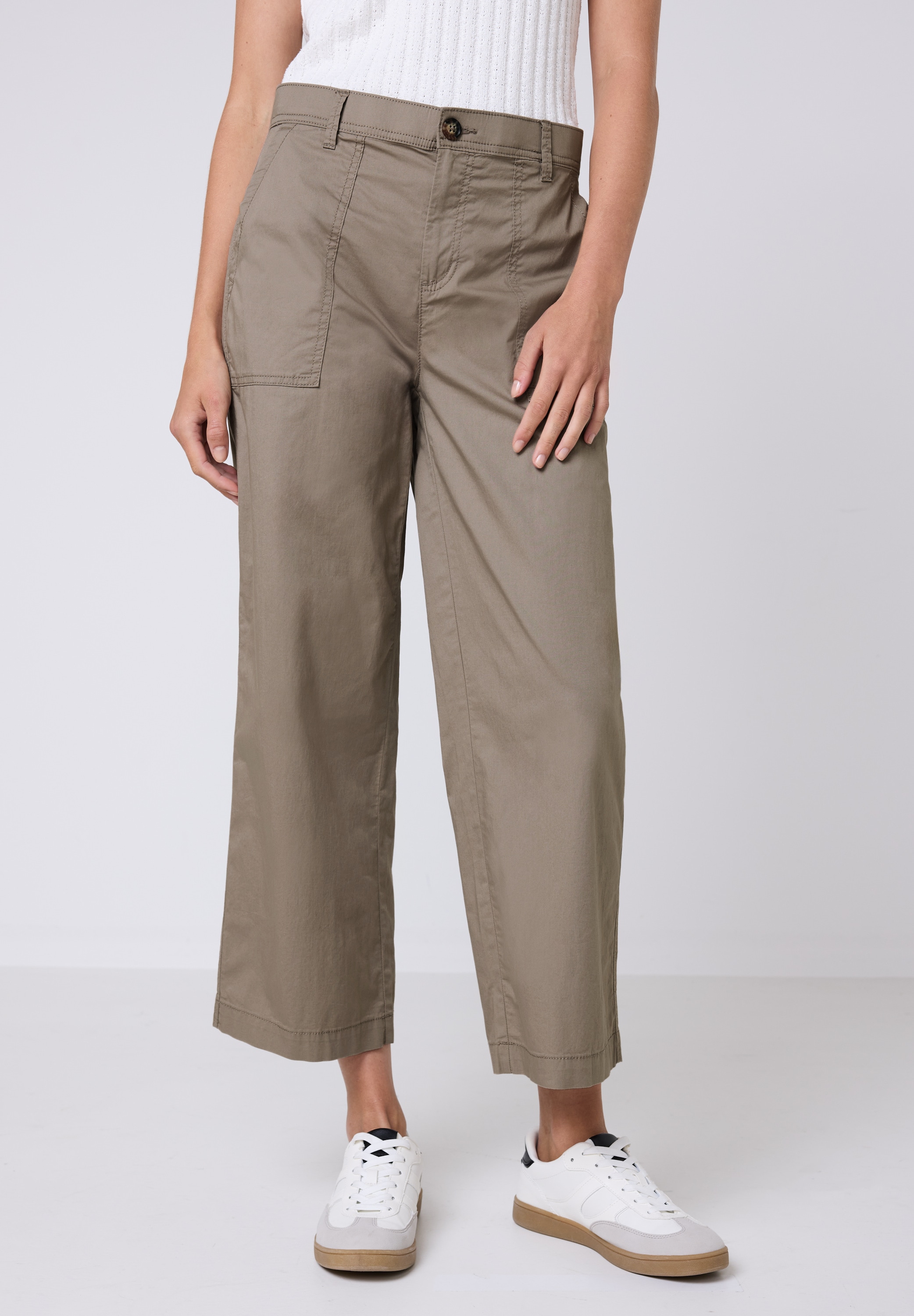 STREET ONE STUDIO Cargohose, aus Baumwolle mit Stretchanteil günstig online kaufen