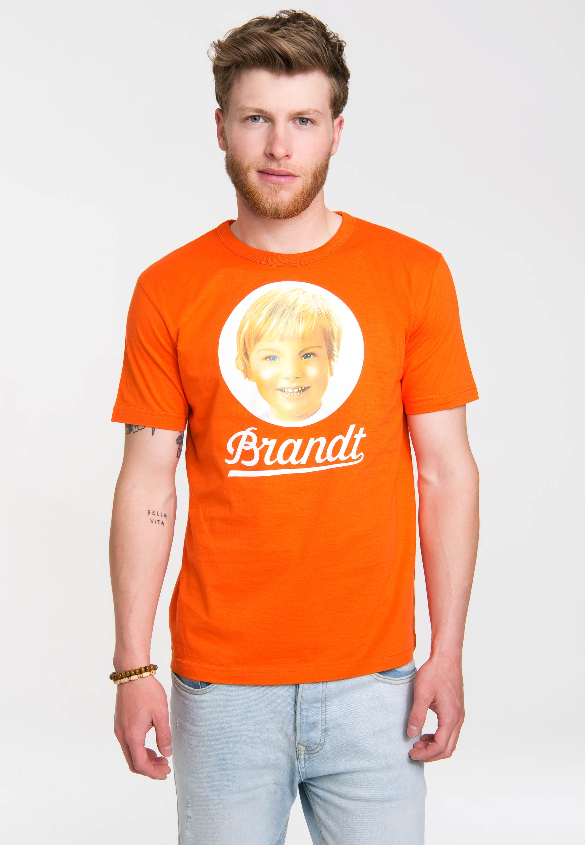 T-Shirt »Brandt Zwieback«, mit Retro-Aufdruck