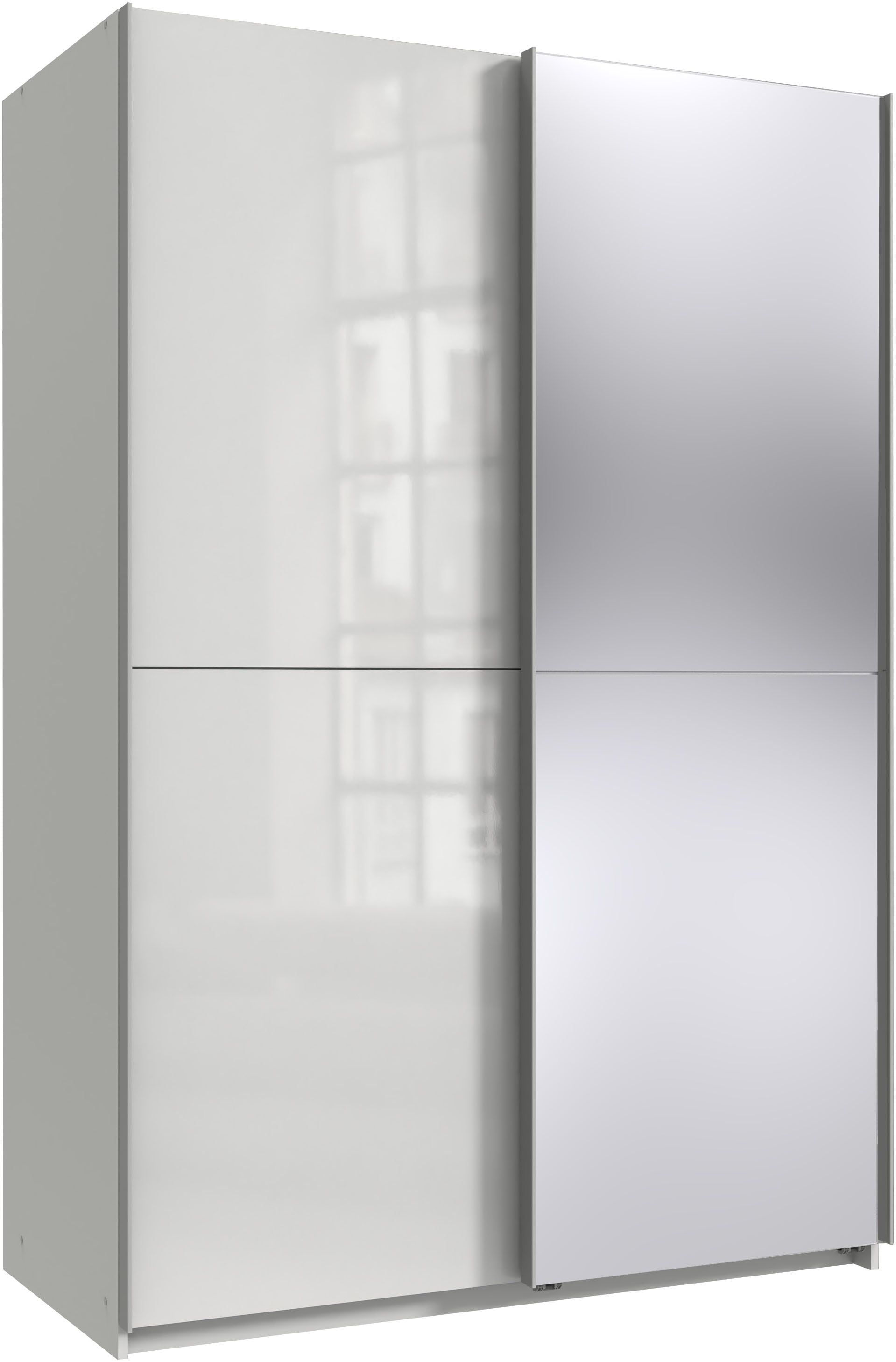 Wimex "Mugano, B/T/H 135 oder 180/65/198cm, Made in Germany" wähle Deine Ausstattung: Basic oder Premium, 2 Schwebetüren mit oder ohne Spiegel, Metallgriffe