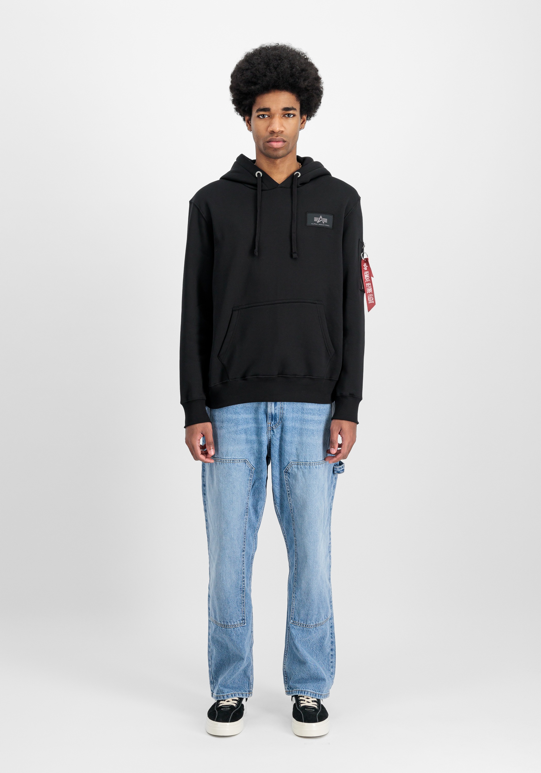 Thumbnail - Alpha Industries Hoodie "Alpha Industries Men - Hoodies Back Print Hoodie"