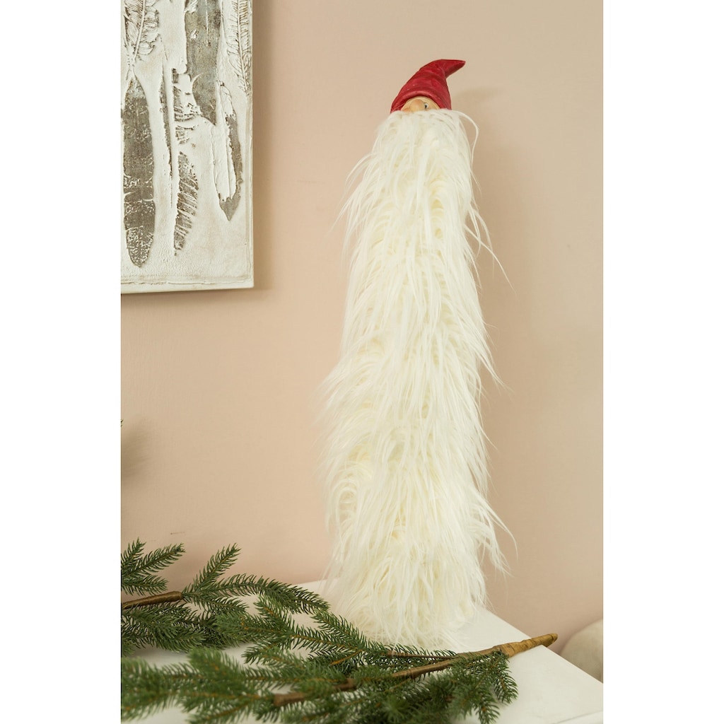Myflair Möbel & Accessoires Weihnachtsfigur »Nikolauswichtel mit langem Rauschebart, Weihnachtsdeko«