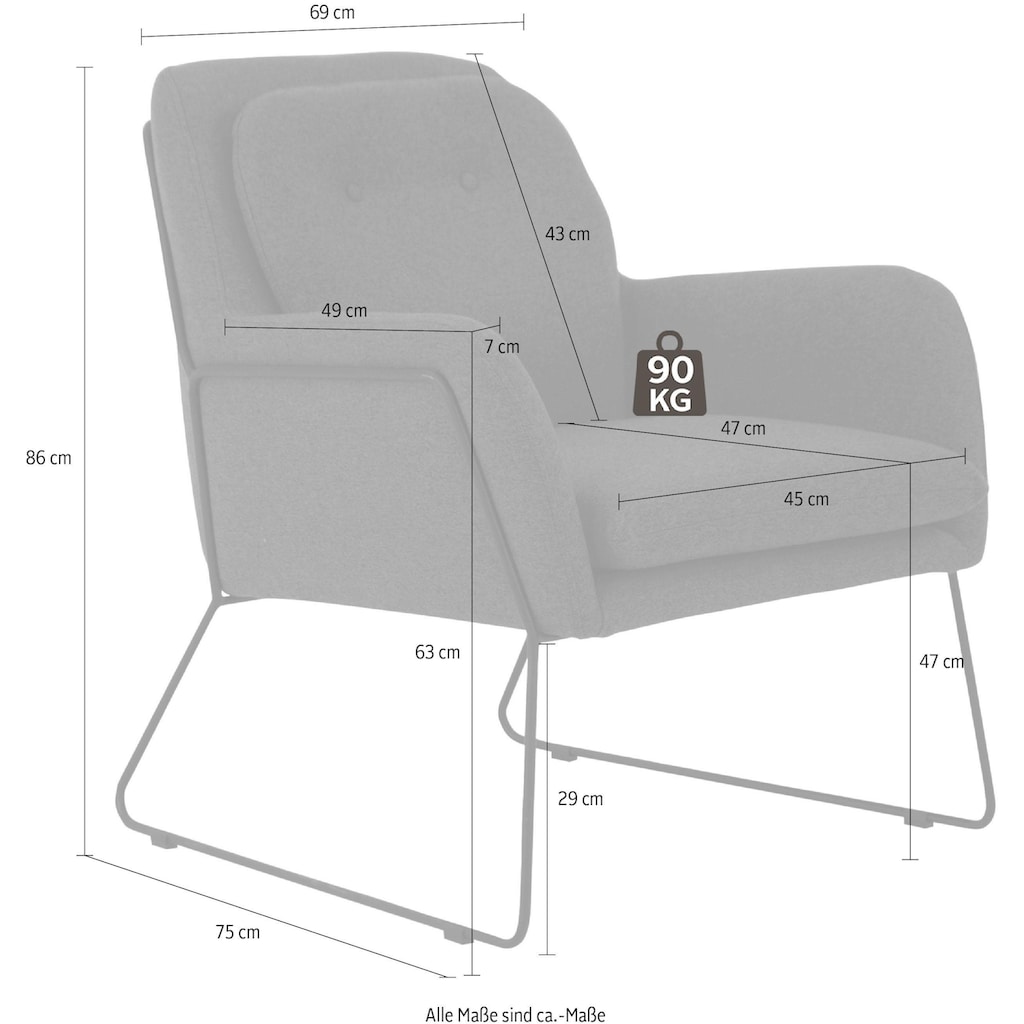 INOSIGN Sessel »Flin«